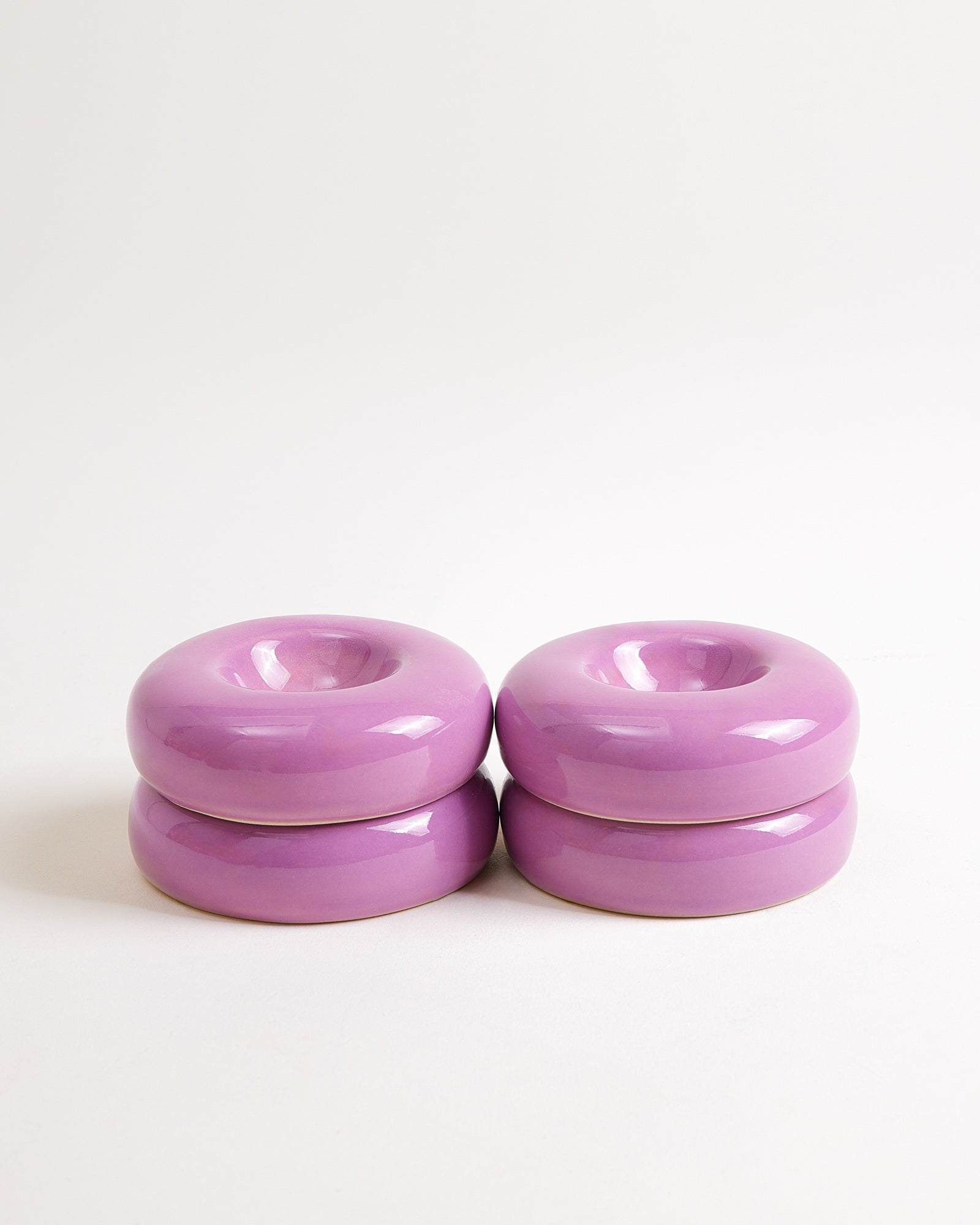 Seia - Set of 4 egg cups lilac