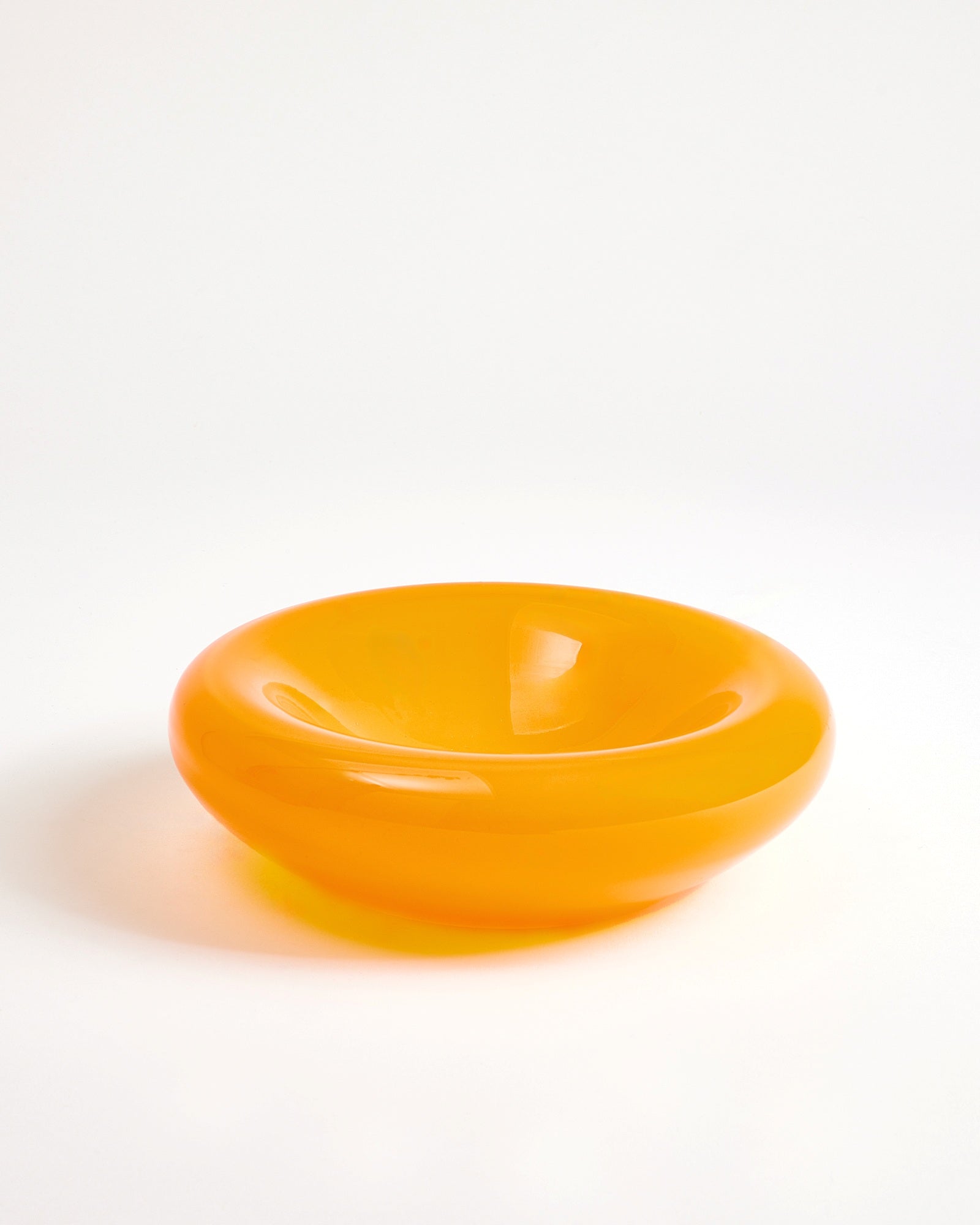 Seia - Glass bowl small orange