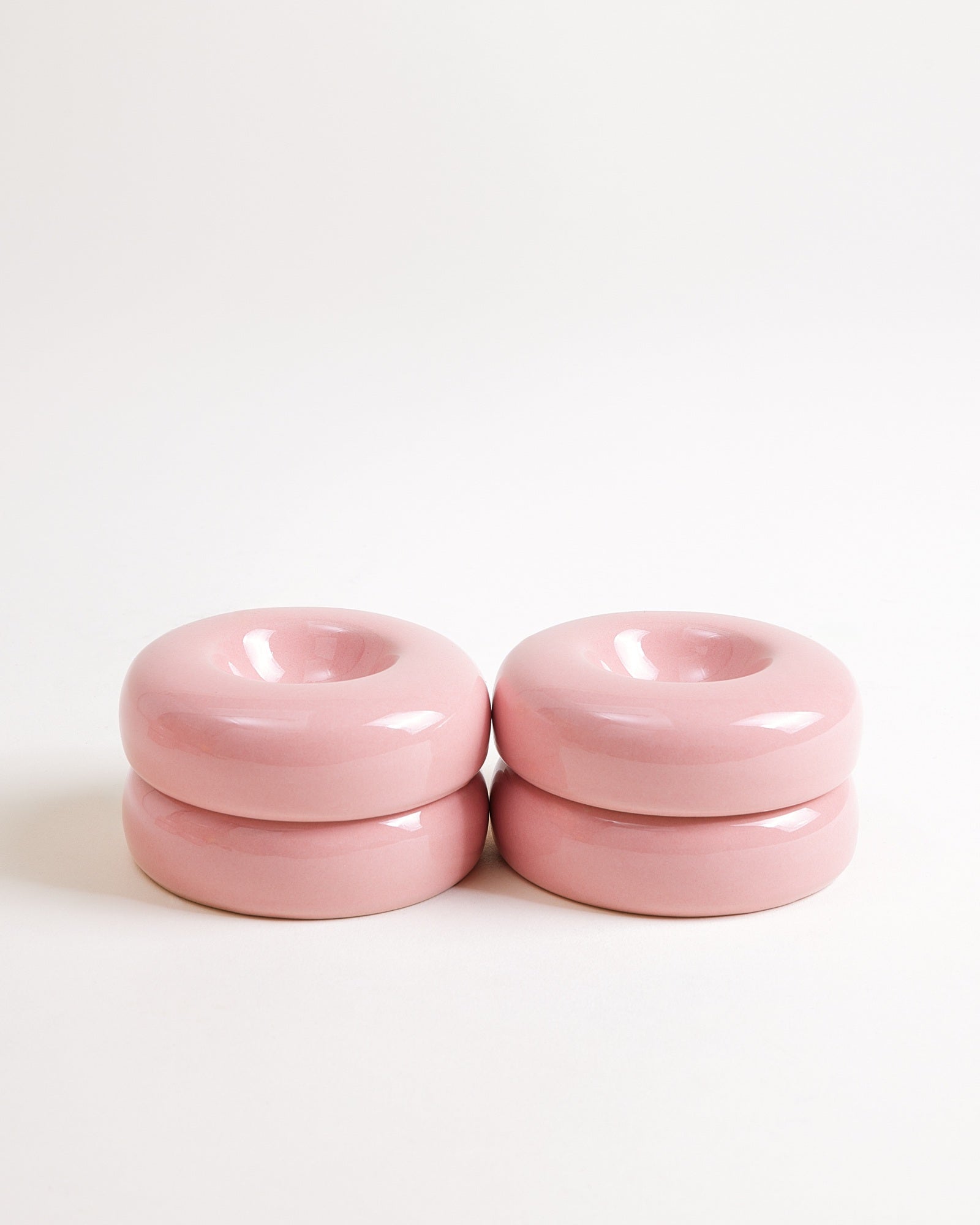Seia - Set of 4 egg cups pink
