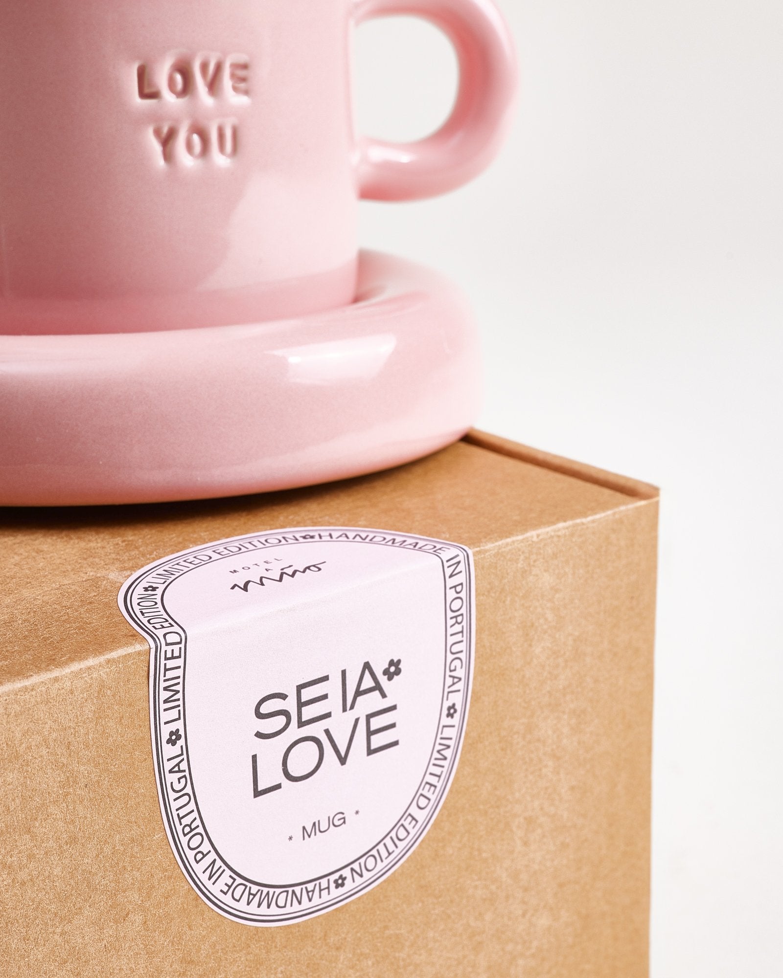 Seia Geschenk-Set Love Smile rosa orange 3-teilig