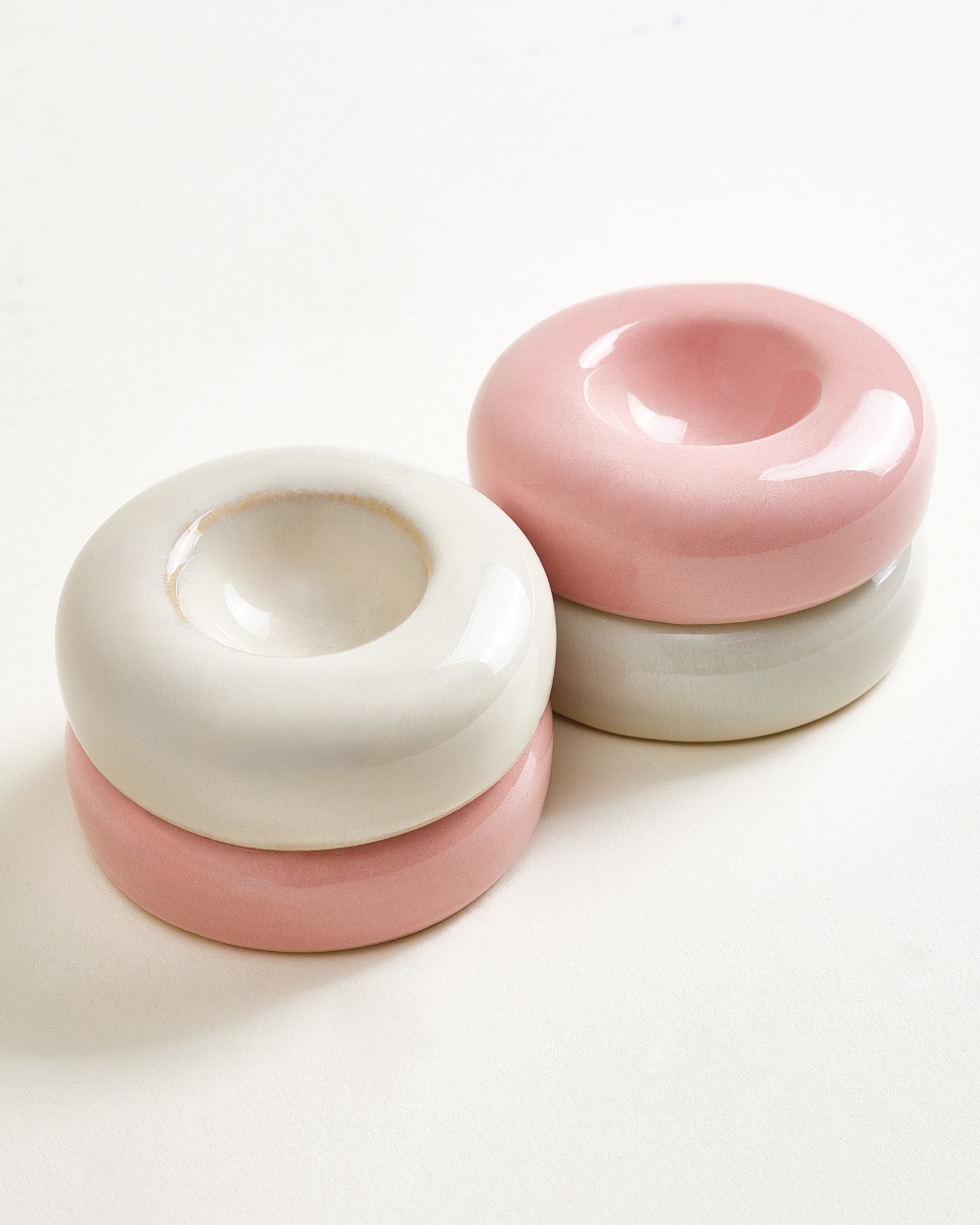 Seia - Set of 4 egg cups rose sand