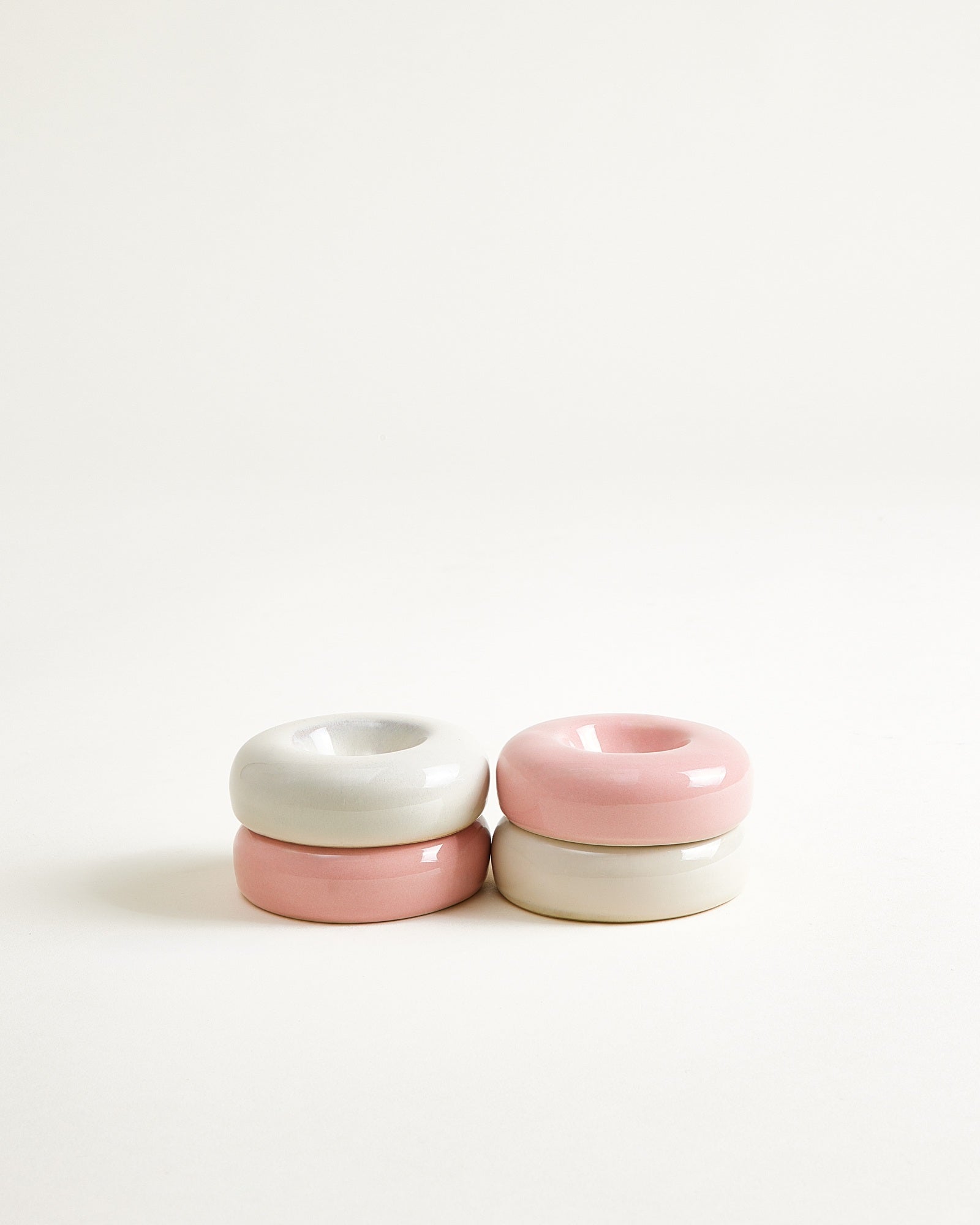 Seia - Set of 4 egg cups rose sand