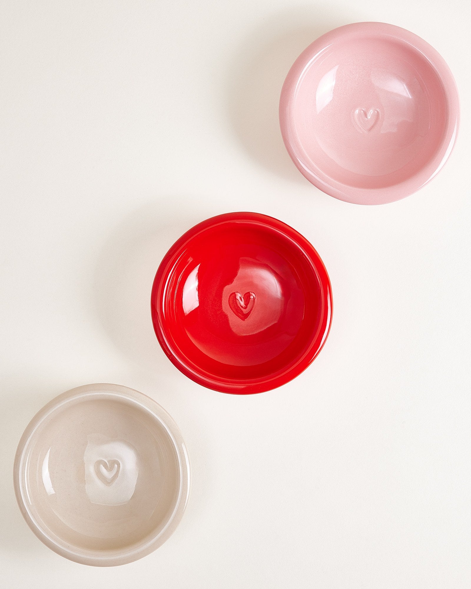 Seia - Ciotola per cereali con cuore rossa