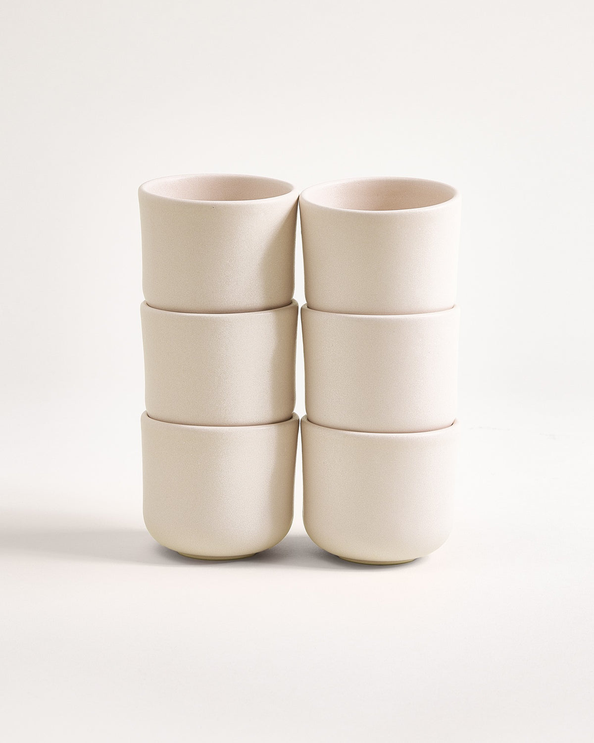 Sereno Becher klein sand 6er-Set