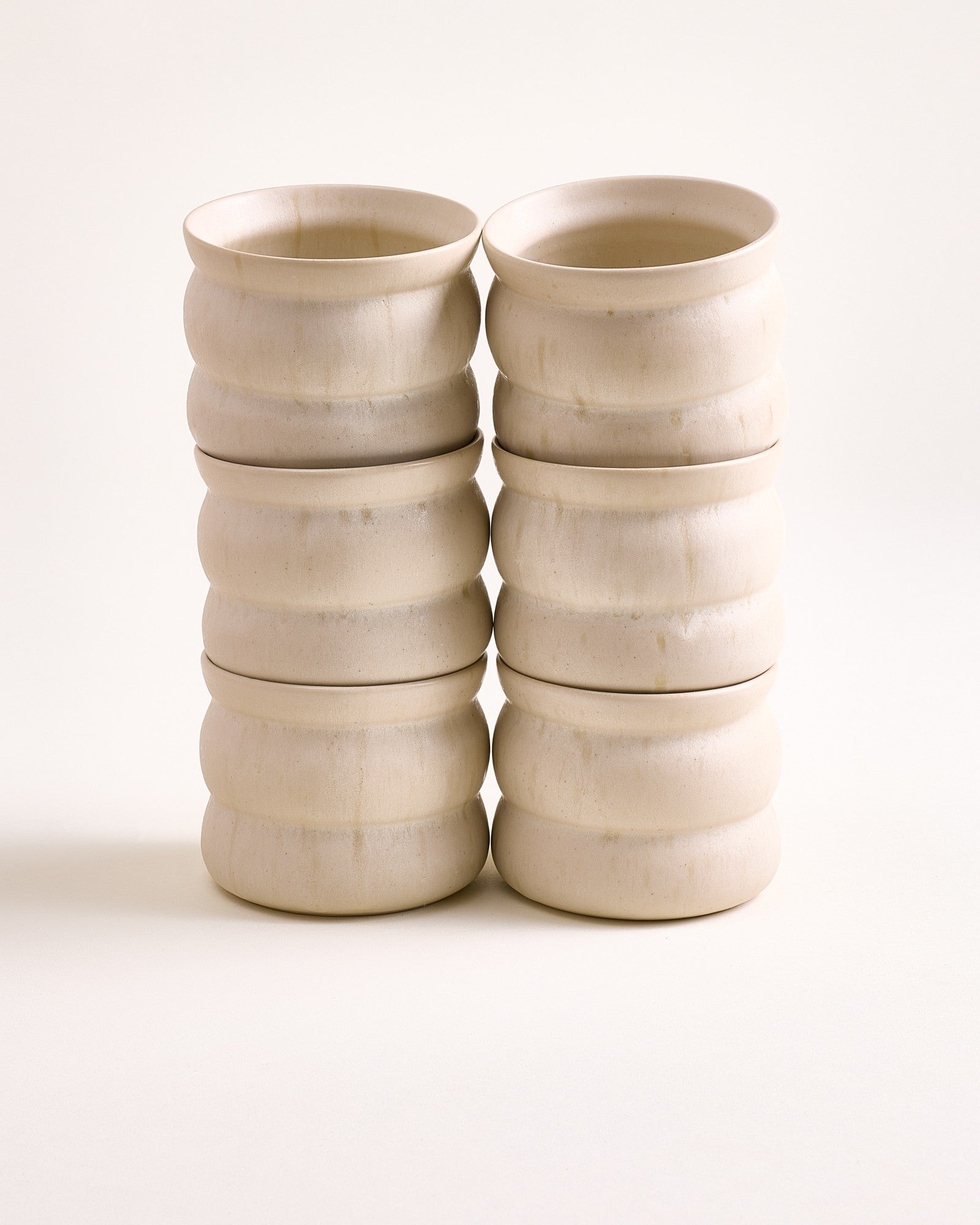 Sintra Becher klein bubble sand 6er-Set