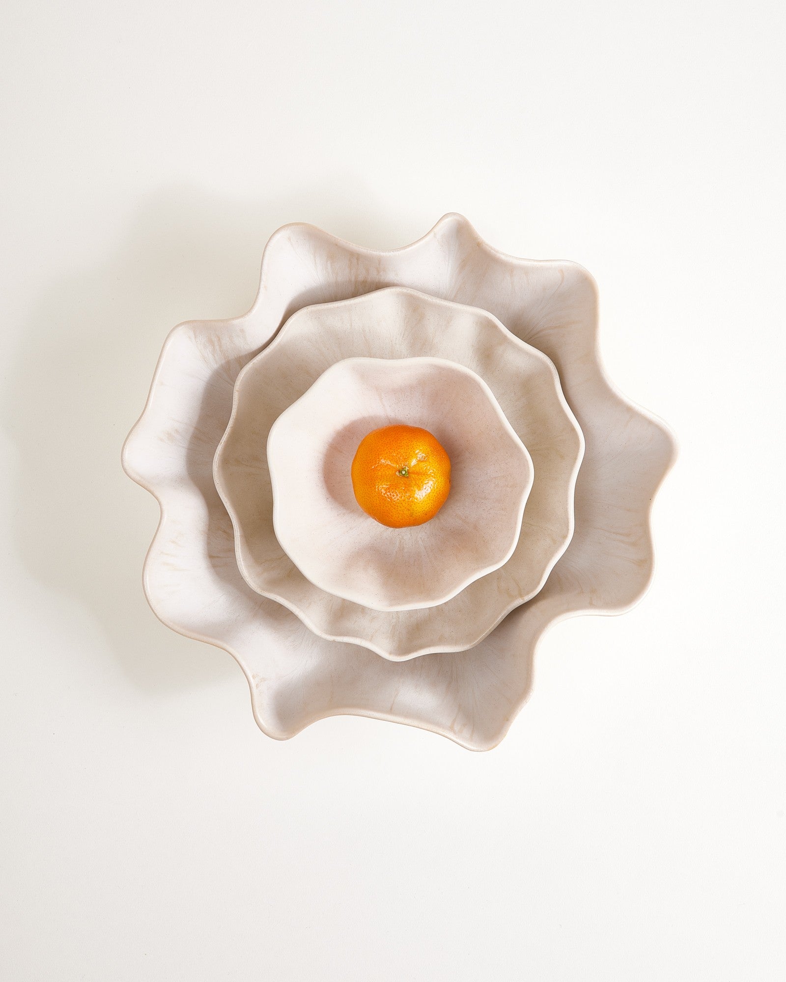 Sintra Shell - Servingbowl large sand