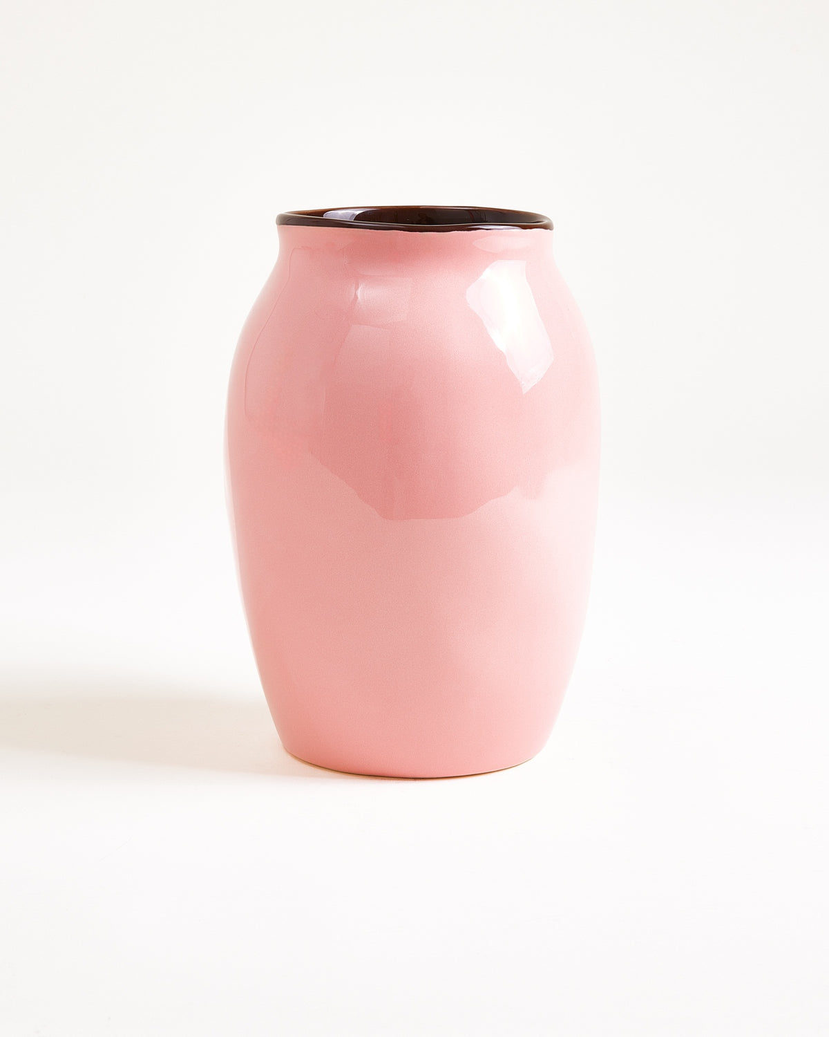 Sombra Vase M rosa braun