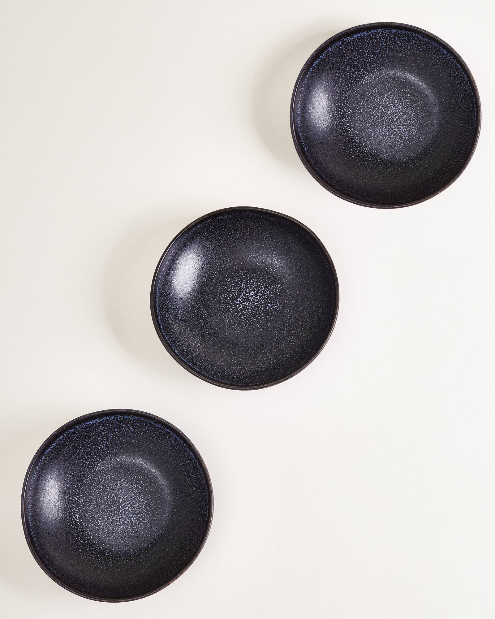 Turmalina - Mini-assiette bas noir