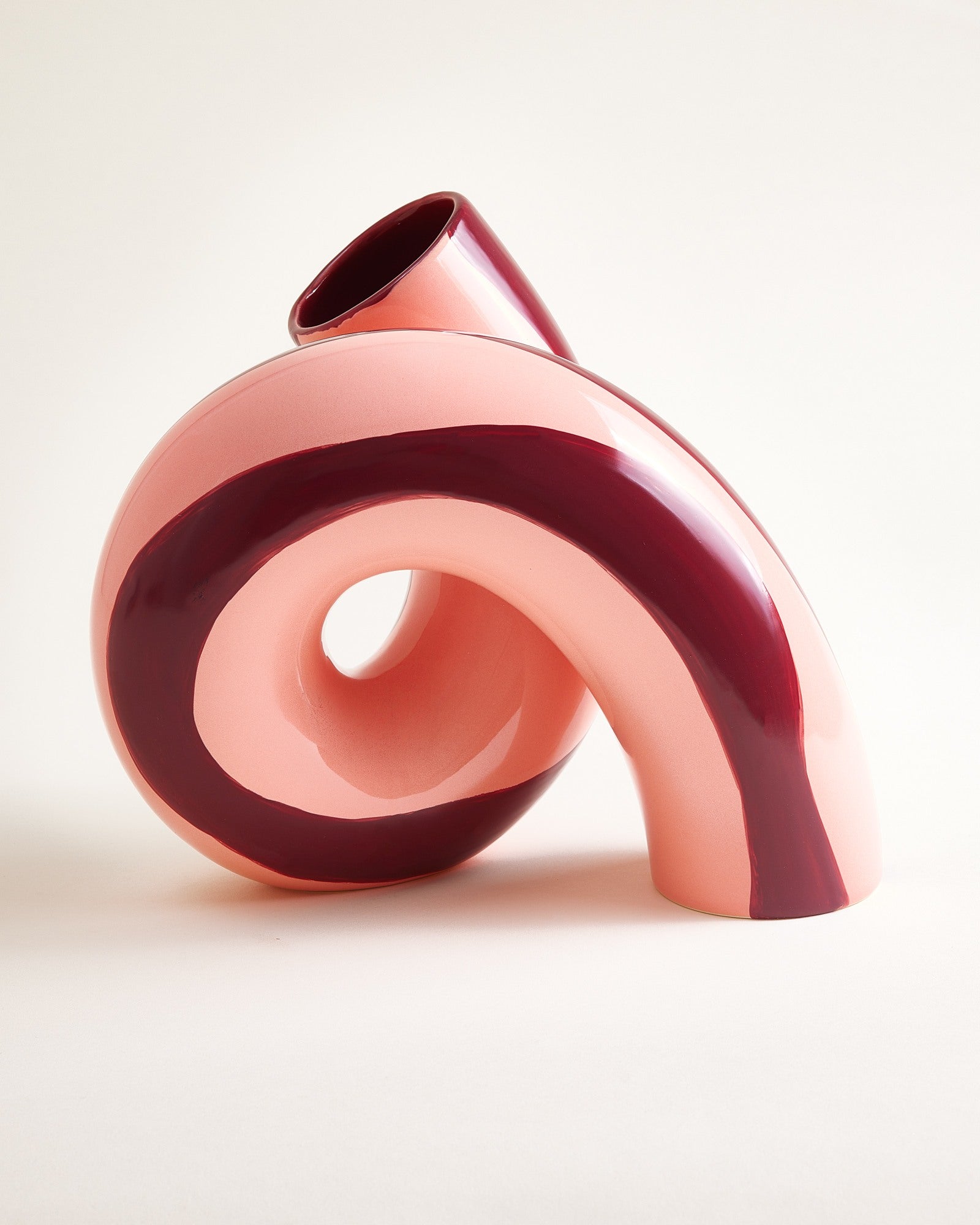 MaM x Ju Schnee - Vase L pink burgundy