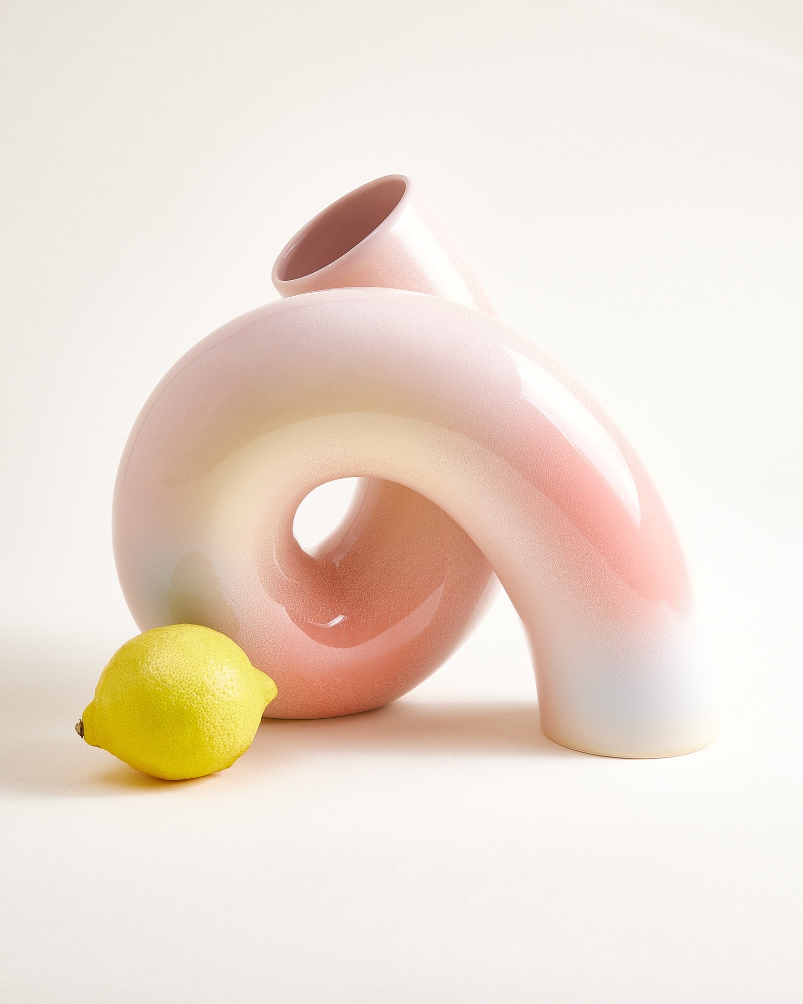 MaM x Ju Schnee - Vase L pink, yellow, blue