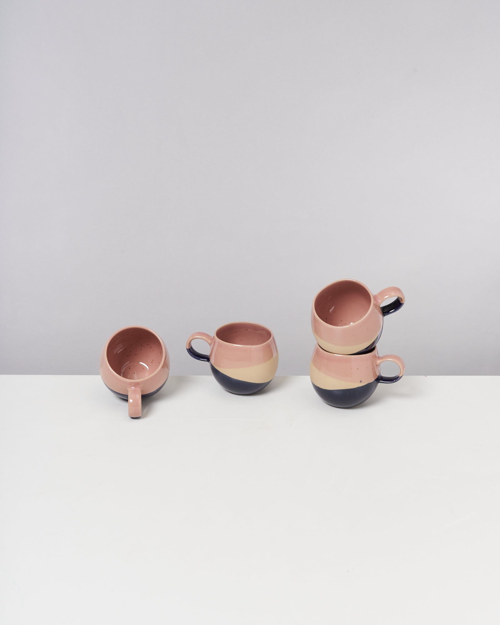 Bica Tasse klein pink navy cream