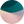 Bica - Small mug dark green sand pink