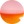Lumo Glaslampe rosa orange