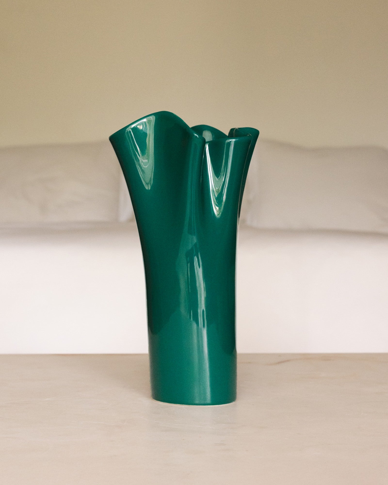 Duna Vase L dunkelgrün