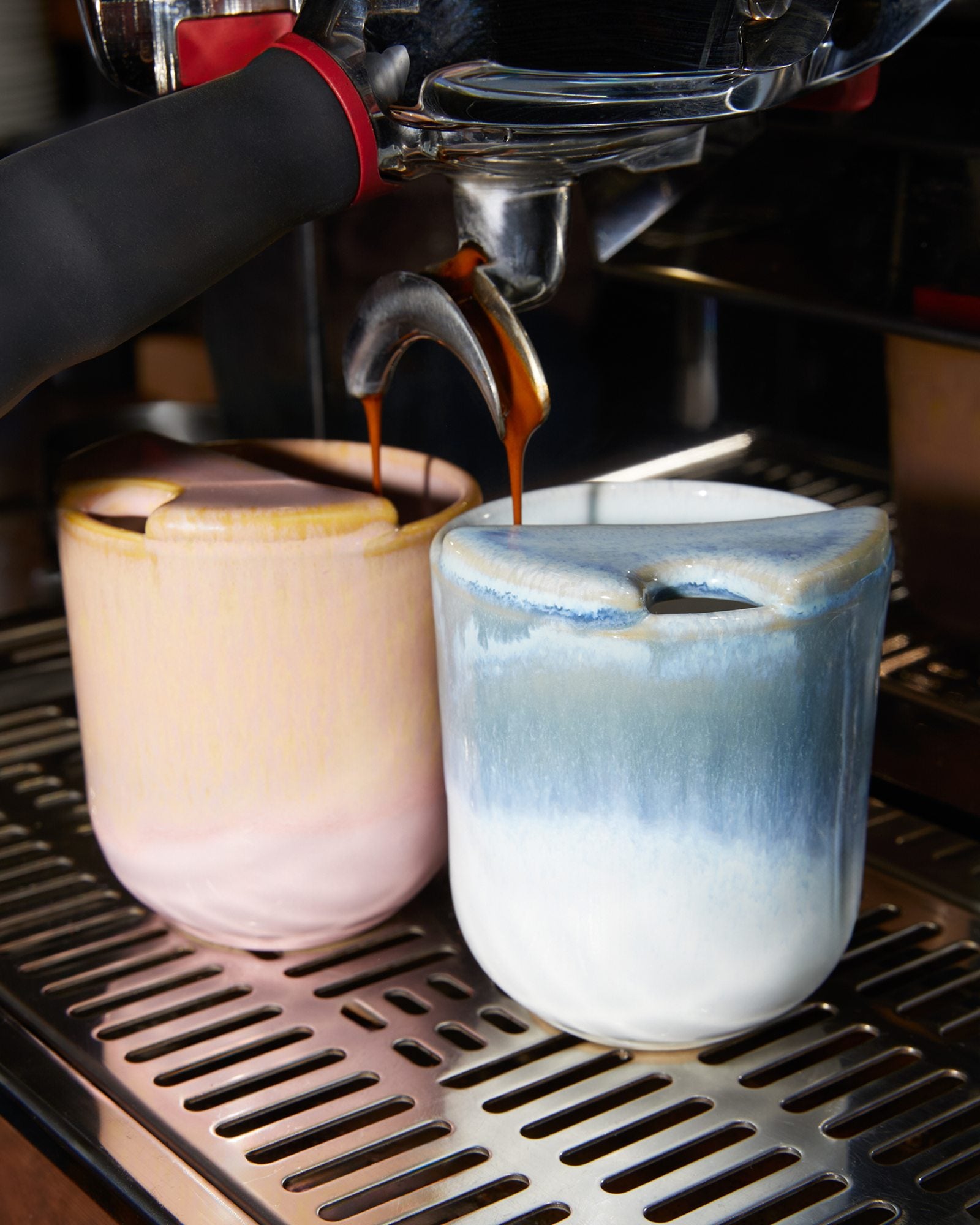 Copa Alto small cup light blue white To-Go