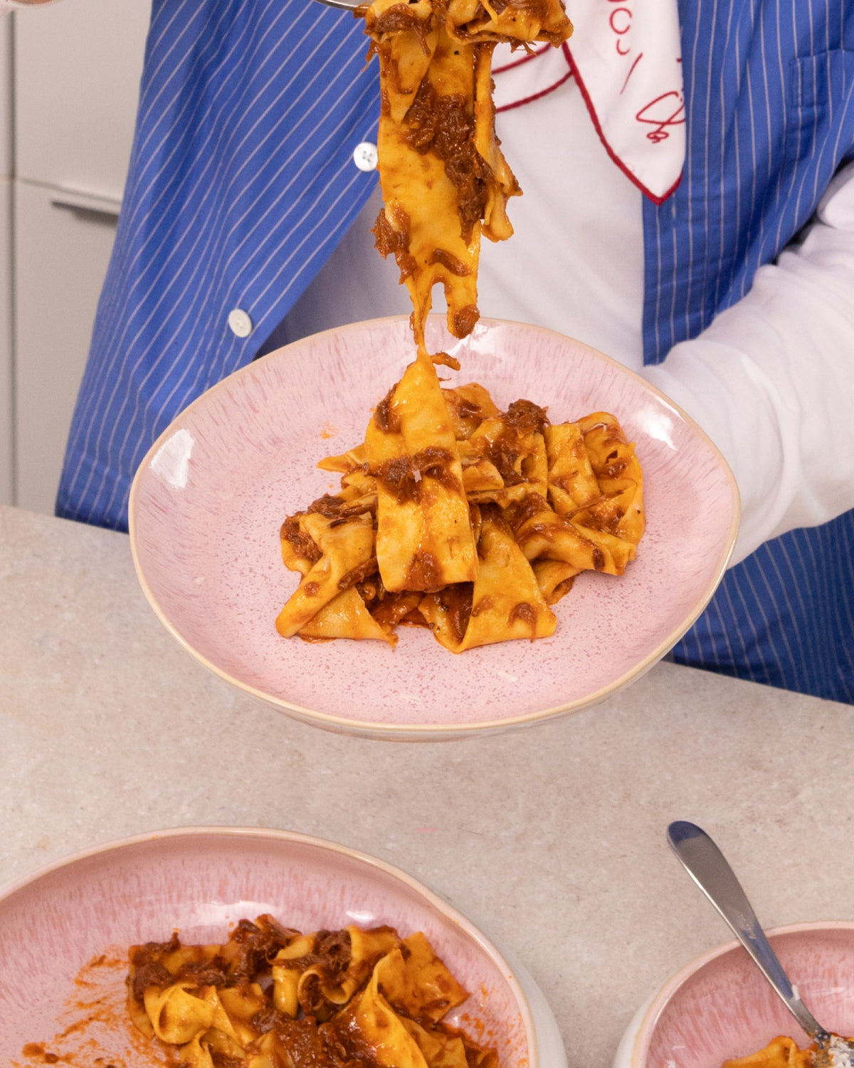 MaM x aripastaclub Teller klein organic Areia rosé