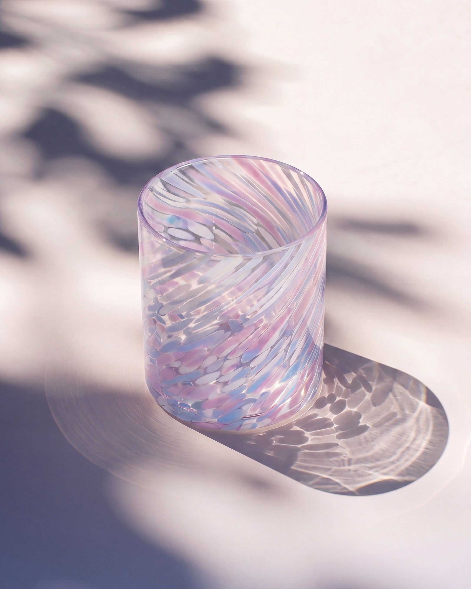 Joia glas groot druppels blauw paars