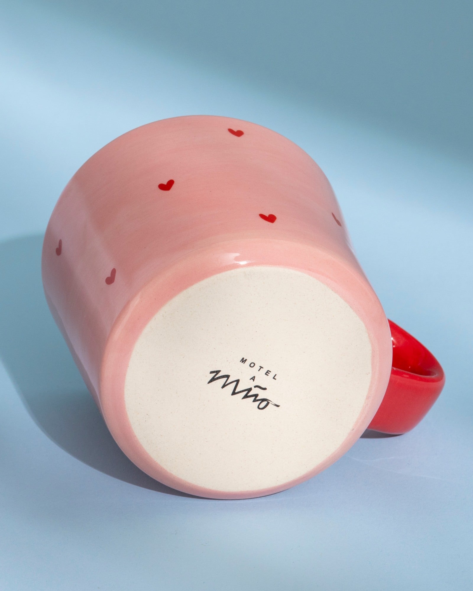 Lira - Large mug Little hearts pink red