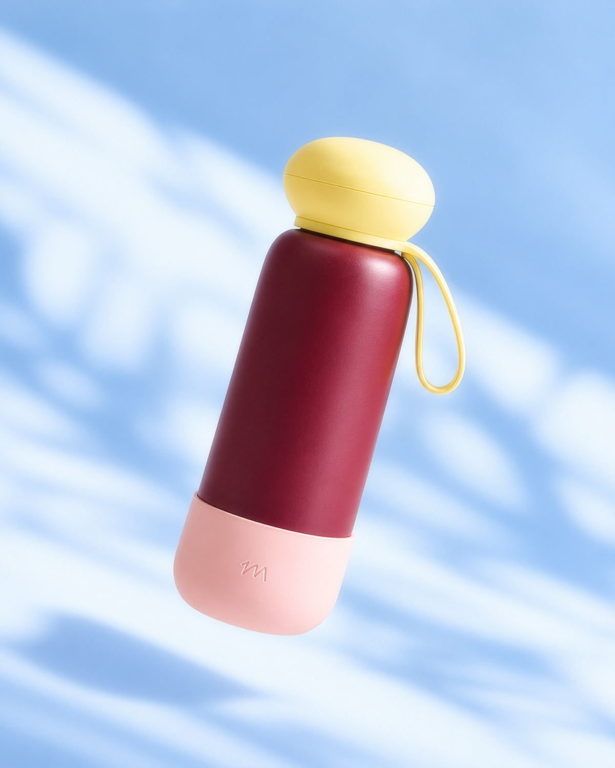 Lola Flaschendeckel mit Schlaufe gelb
