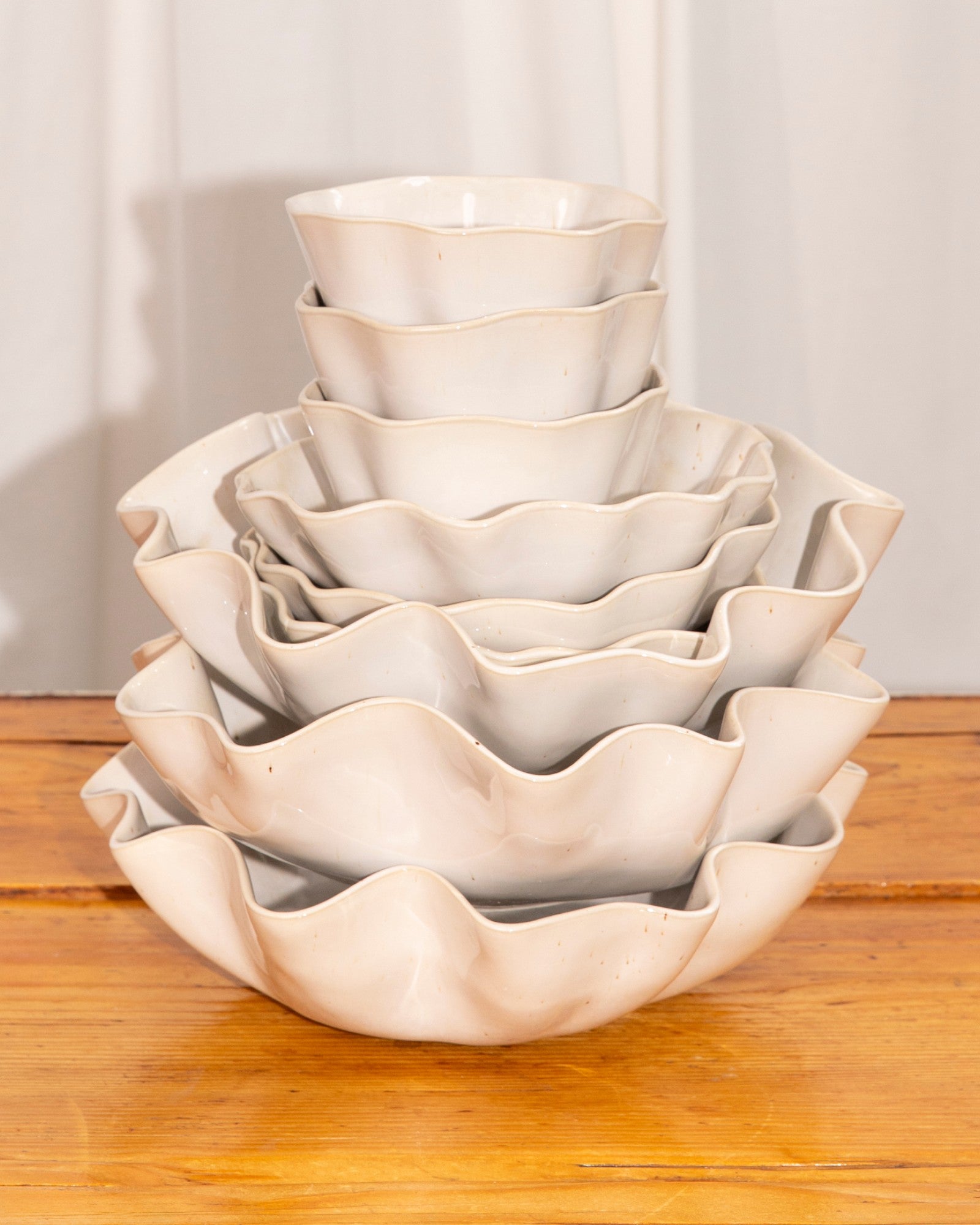 MaM x minimalara - Tableware set shell sand 3 pieces