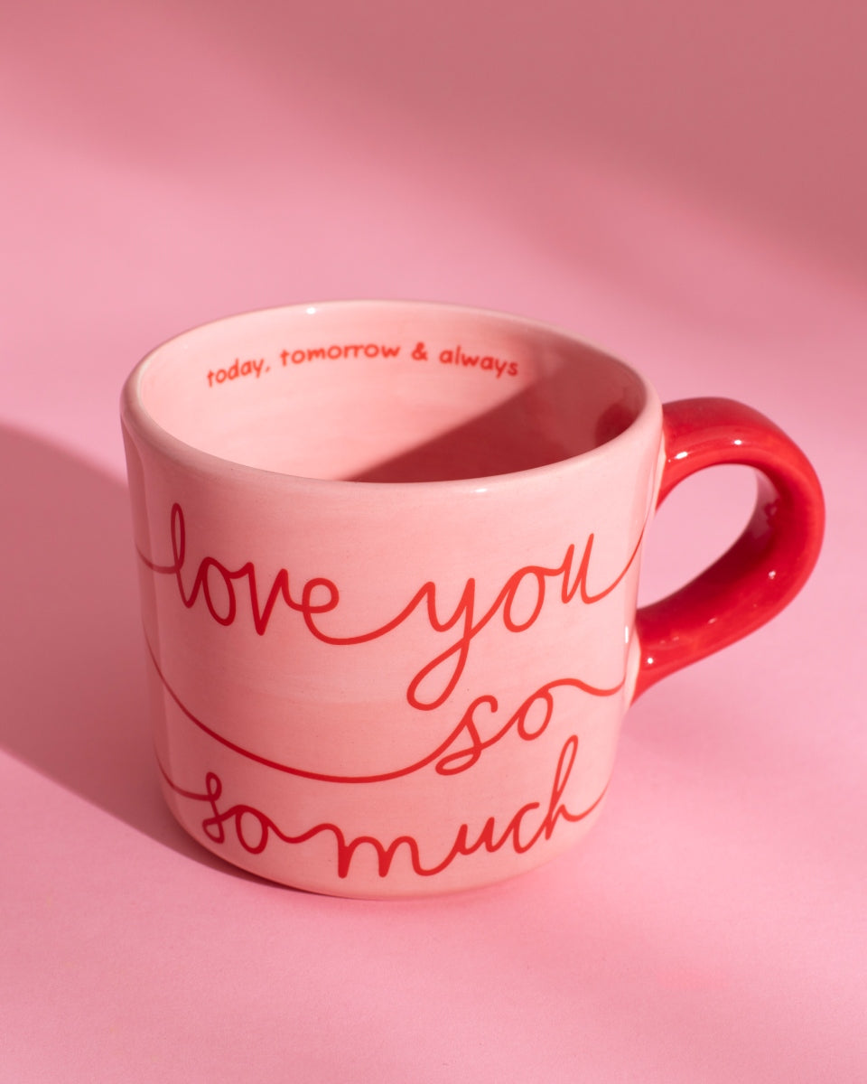 Lira Tasse groß Love rosa rot