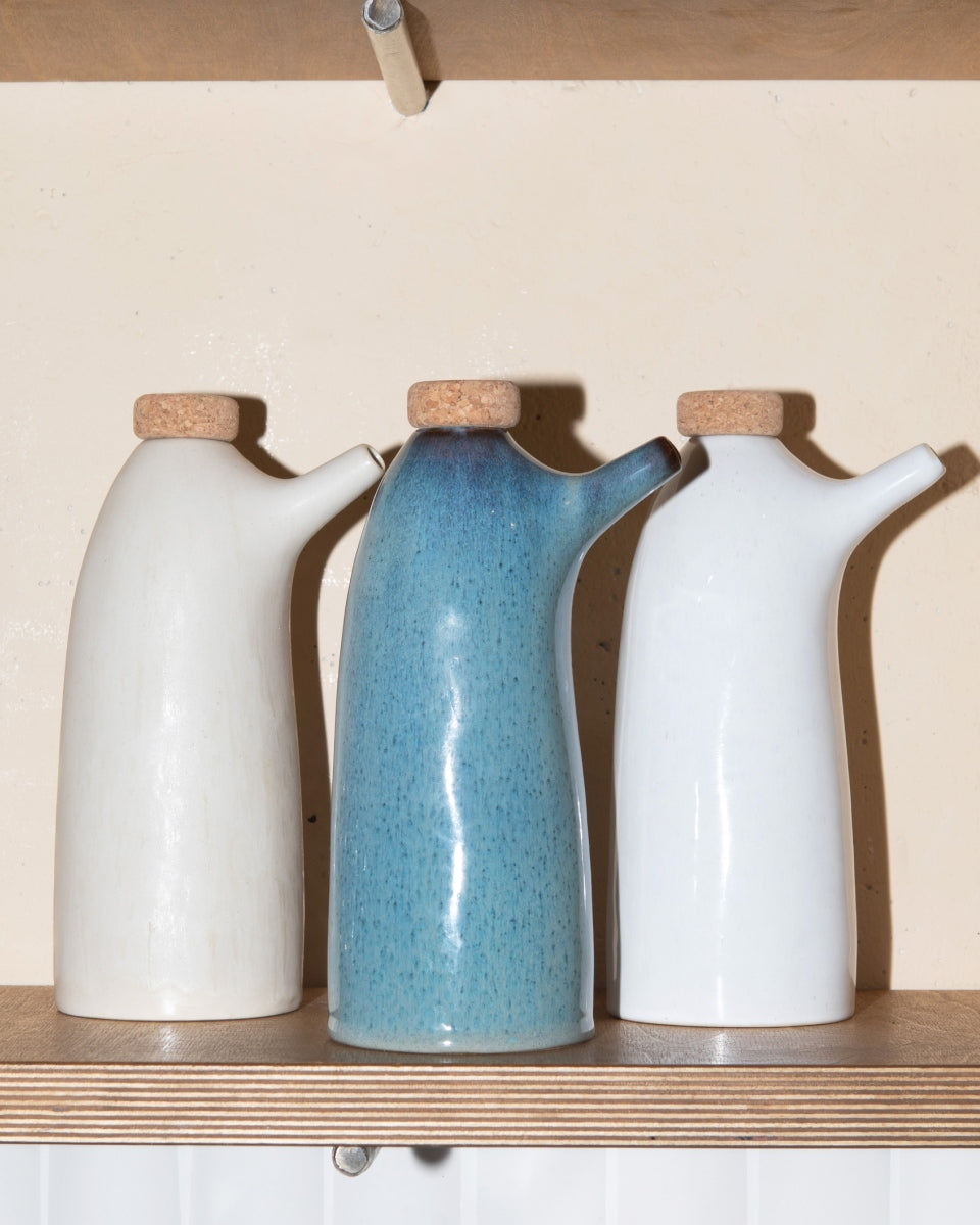 Areia Essig- & Ölflasche weiß