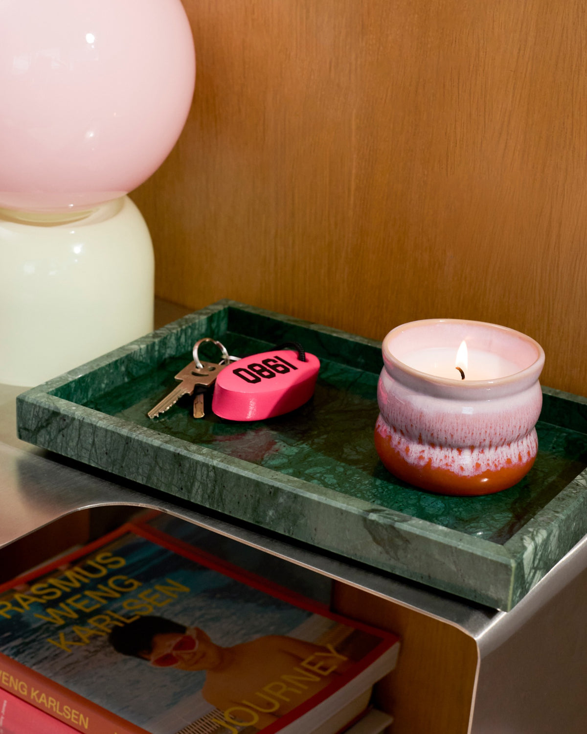 Ombra - Scented candle Misty Glow pink orange