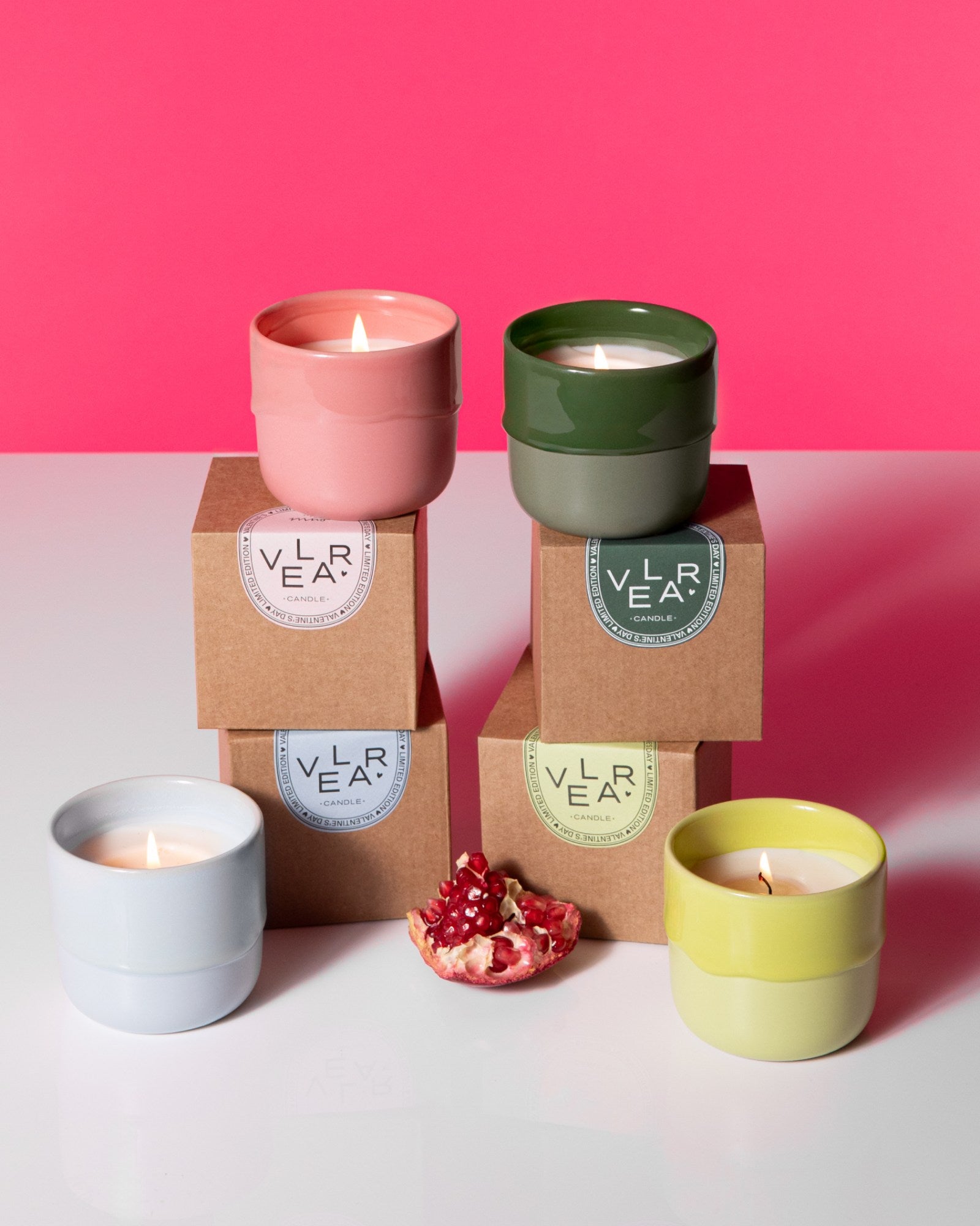 Velar - Candela profumata "Summer Linen" azzurra