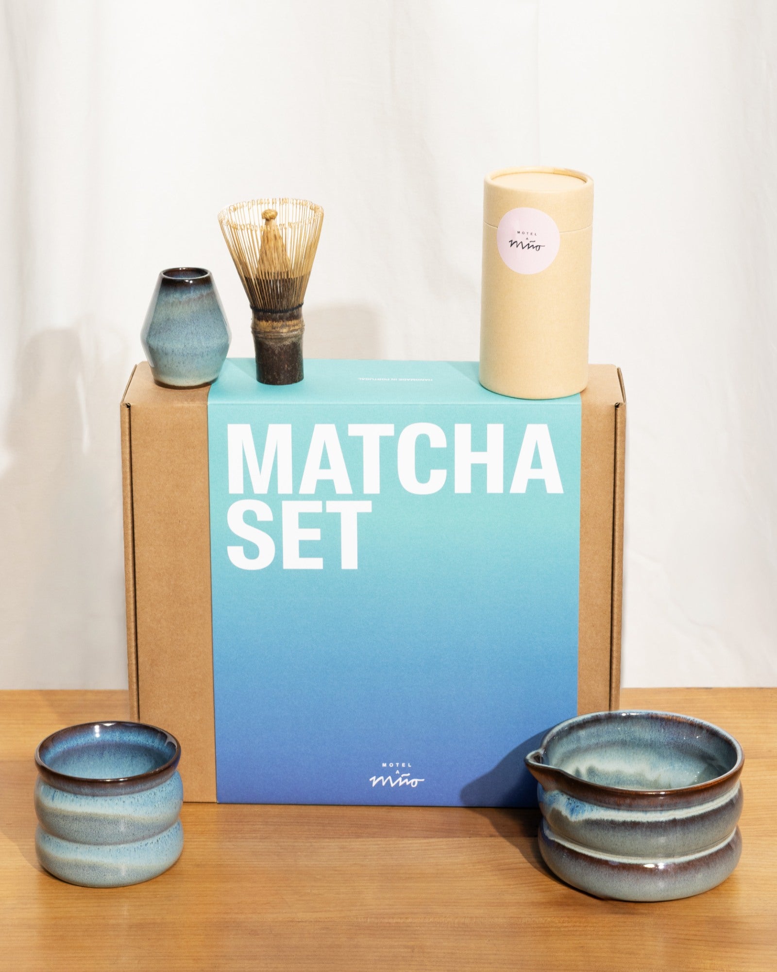 Madeira Matcha-Set bubble 4-teilig grünblau