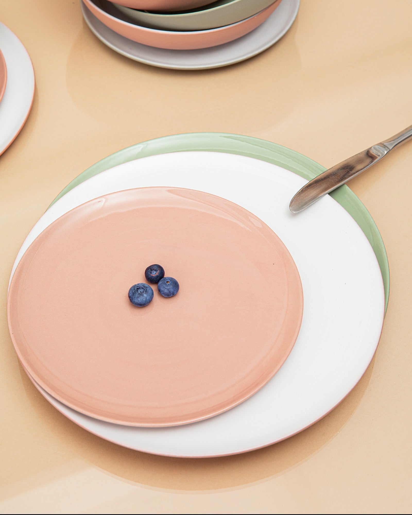 Seda bord klein rosé