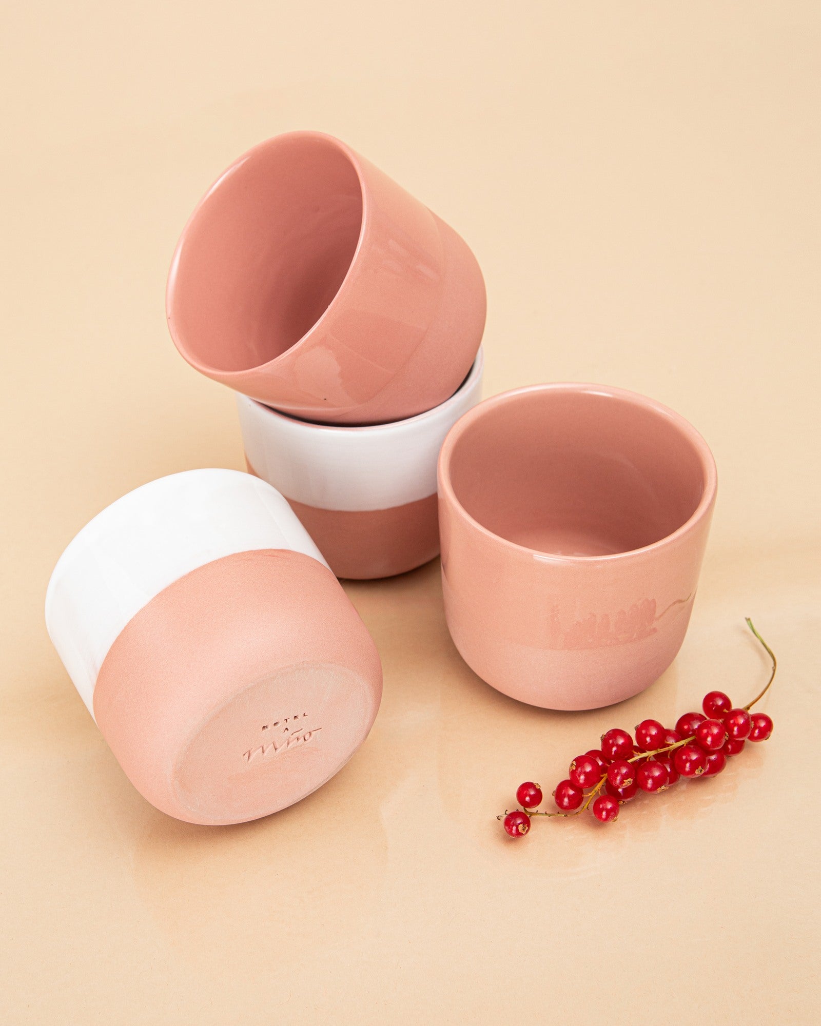 Dusty Rose - Set of 4 cups small