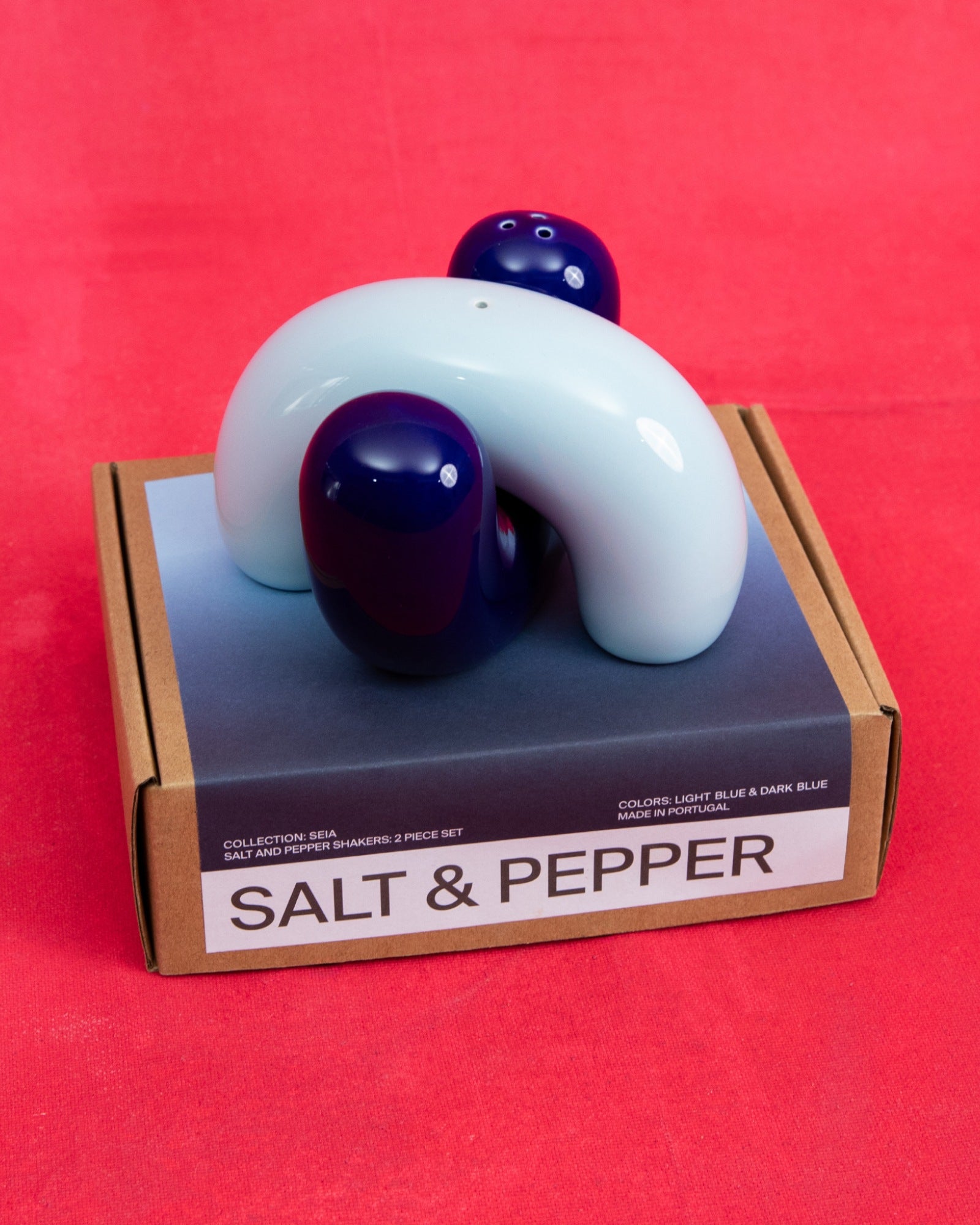Seia - Salt & pepper shakers Light blue Dark blue
