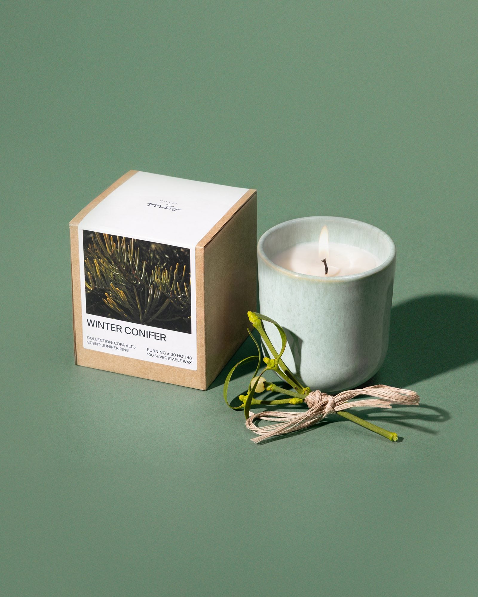 Copa Alto geurkaars "Juniper Pine" mint