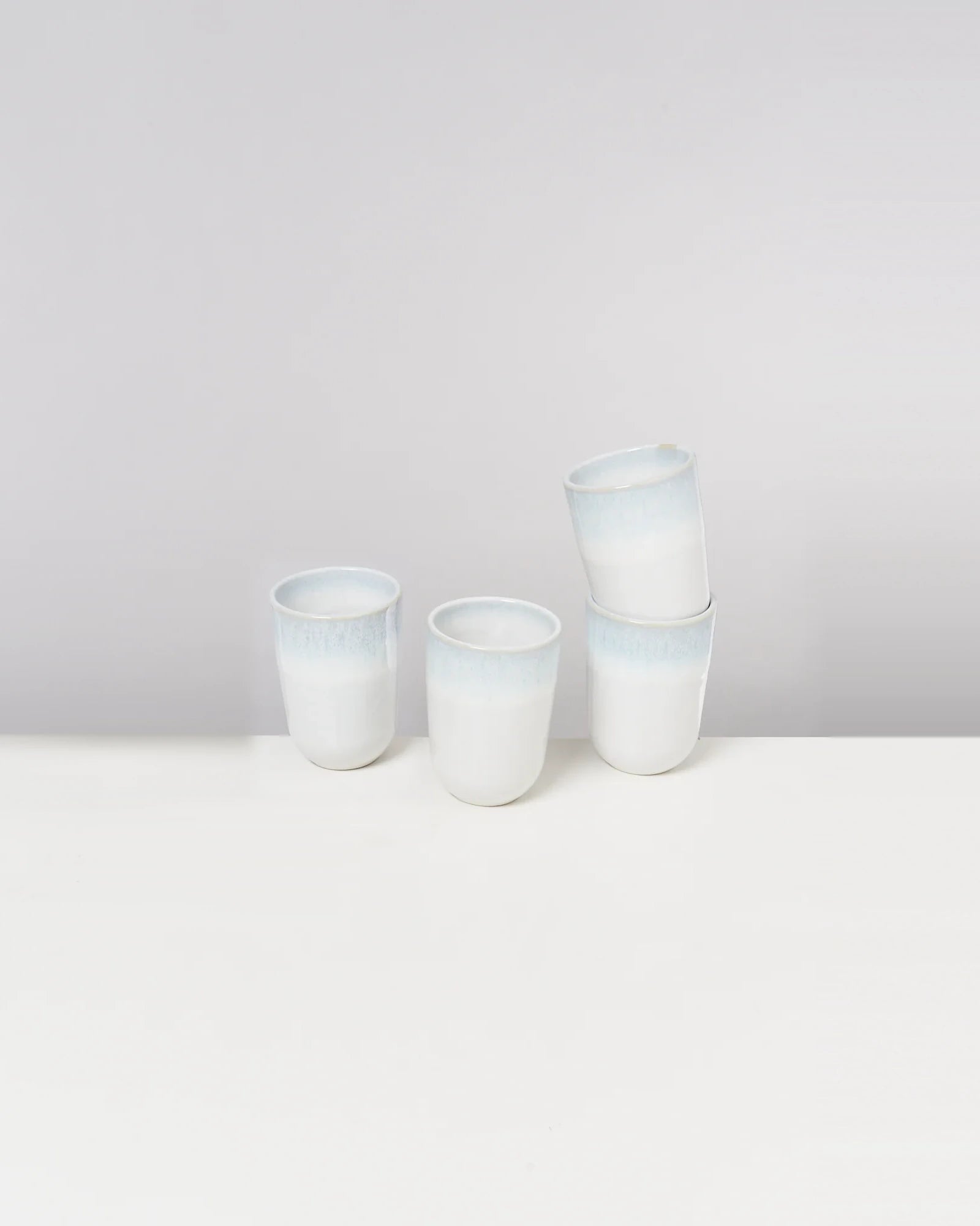 Copa Alto - Grote Beker mint wit Set van 4