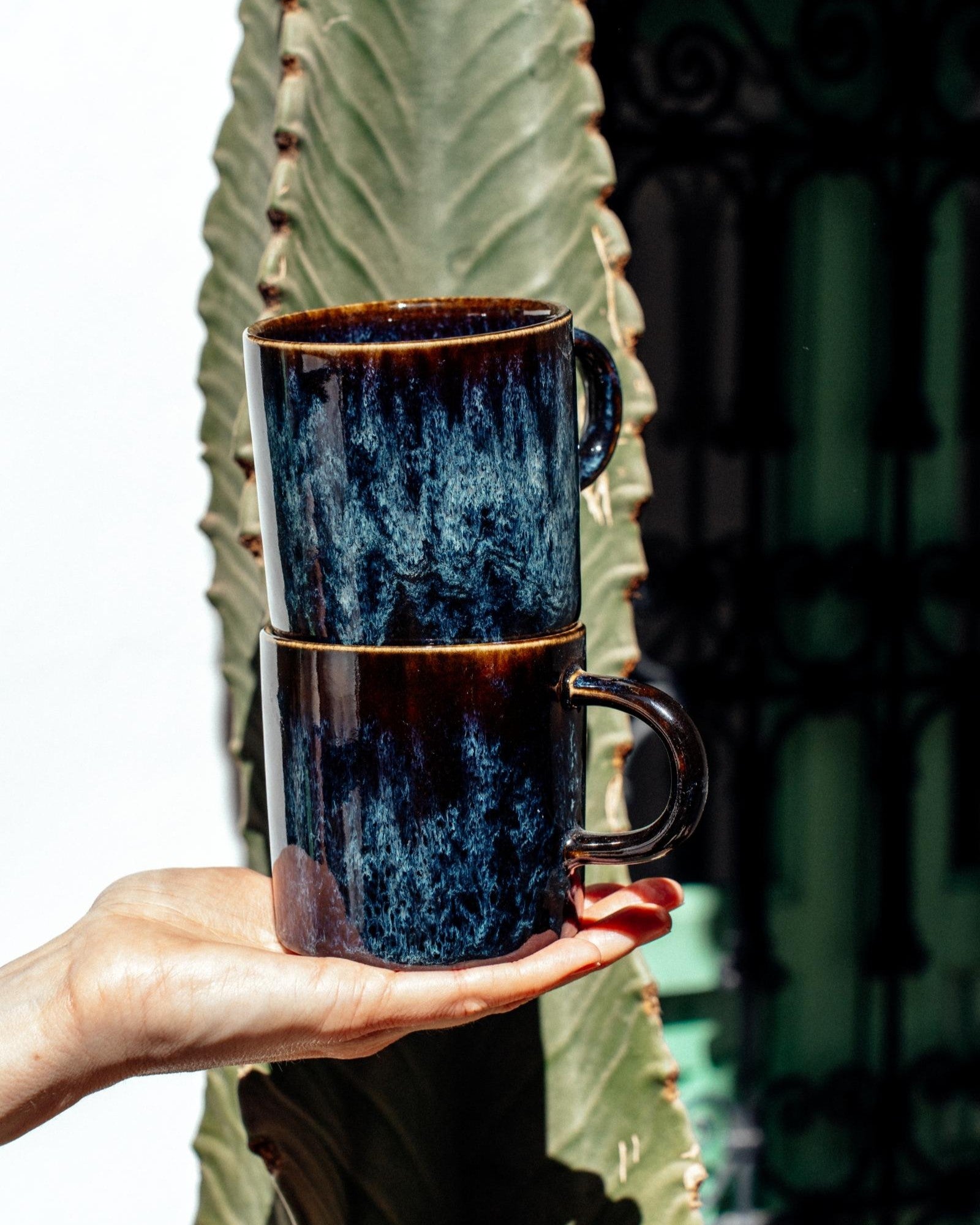 Cordoama Tasse groß dunkelblau