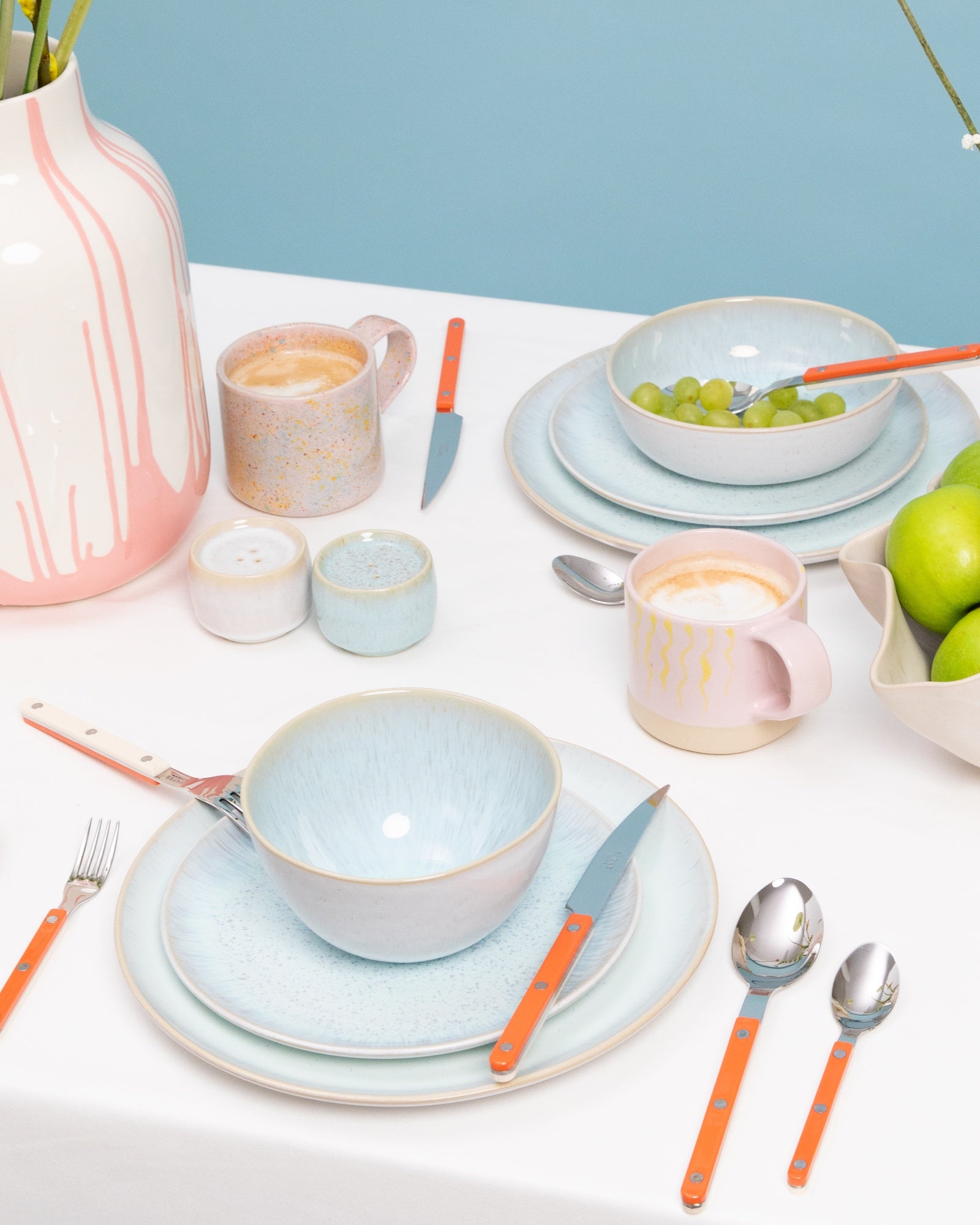 Areia - Tableware set classic azure 16 pieces