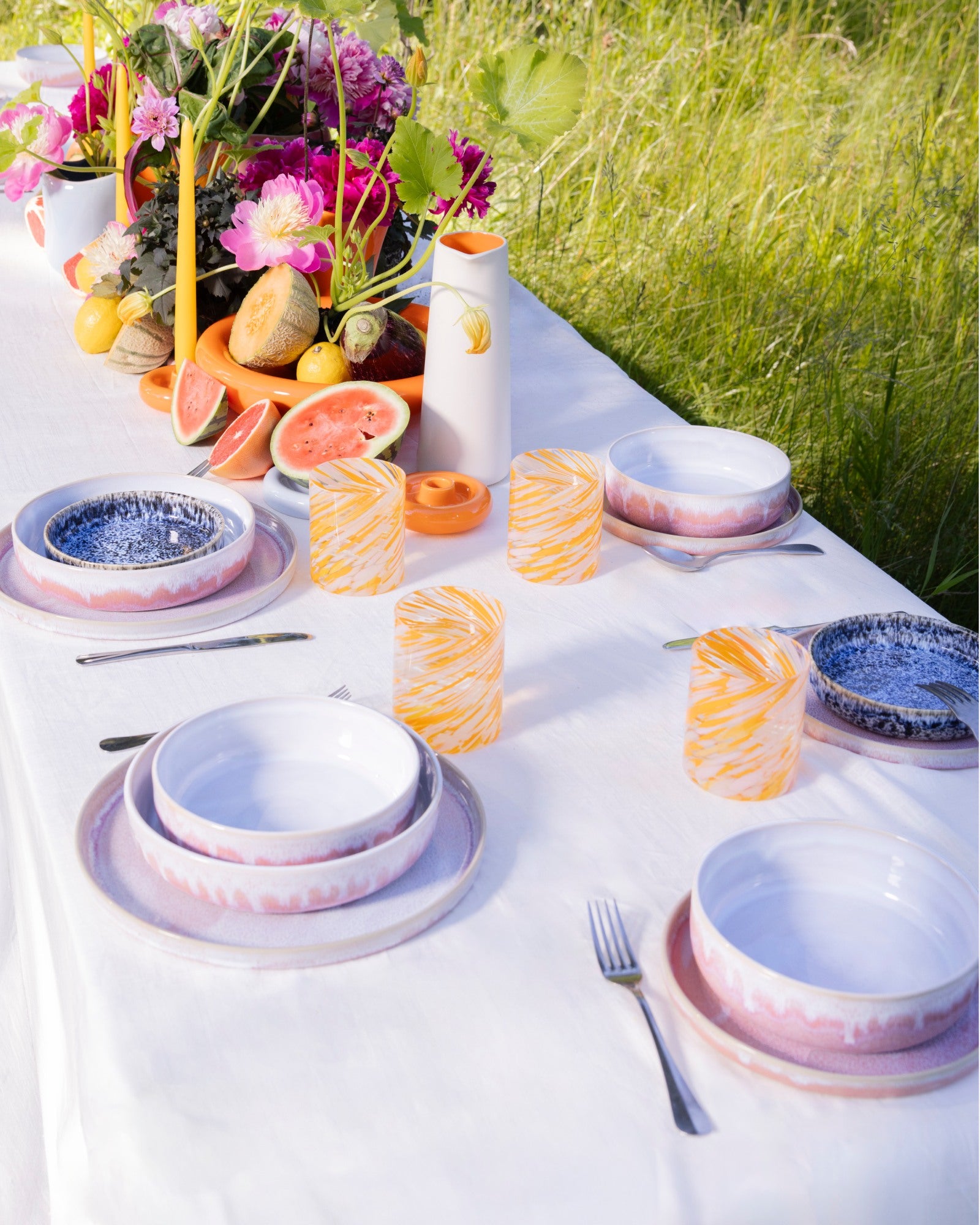 Cordoama - Tableware set modern rosé 16 pieces
