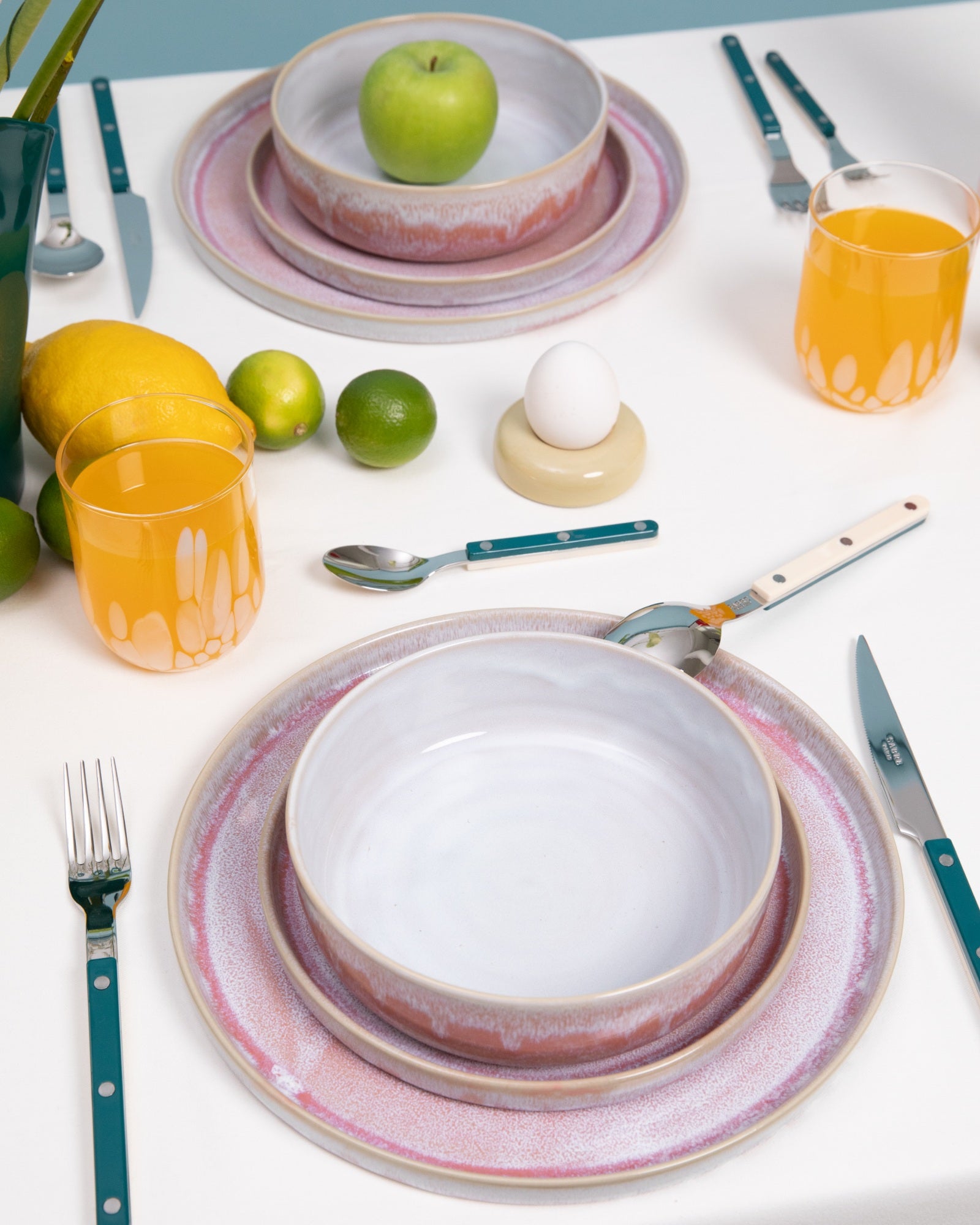 Cordoama - Tableware set modern rosé 16 pieces