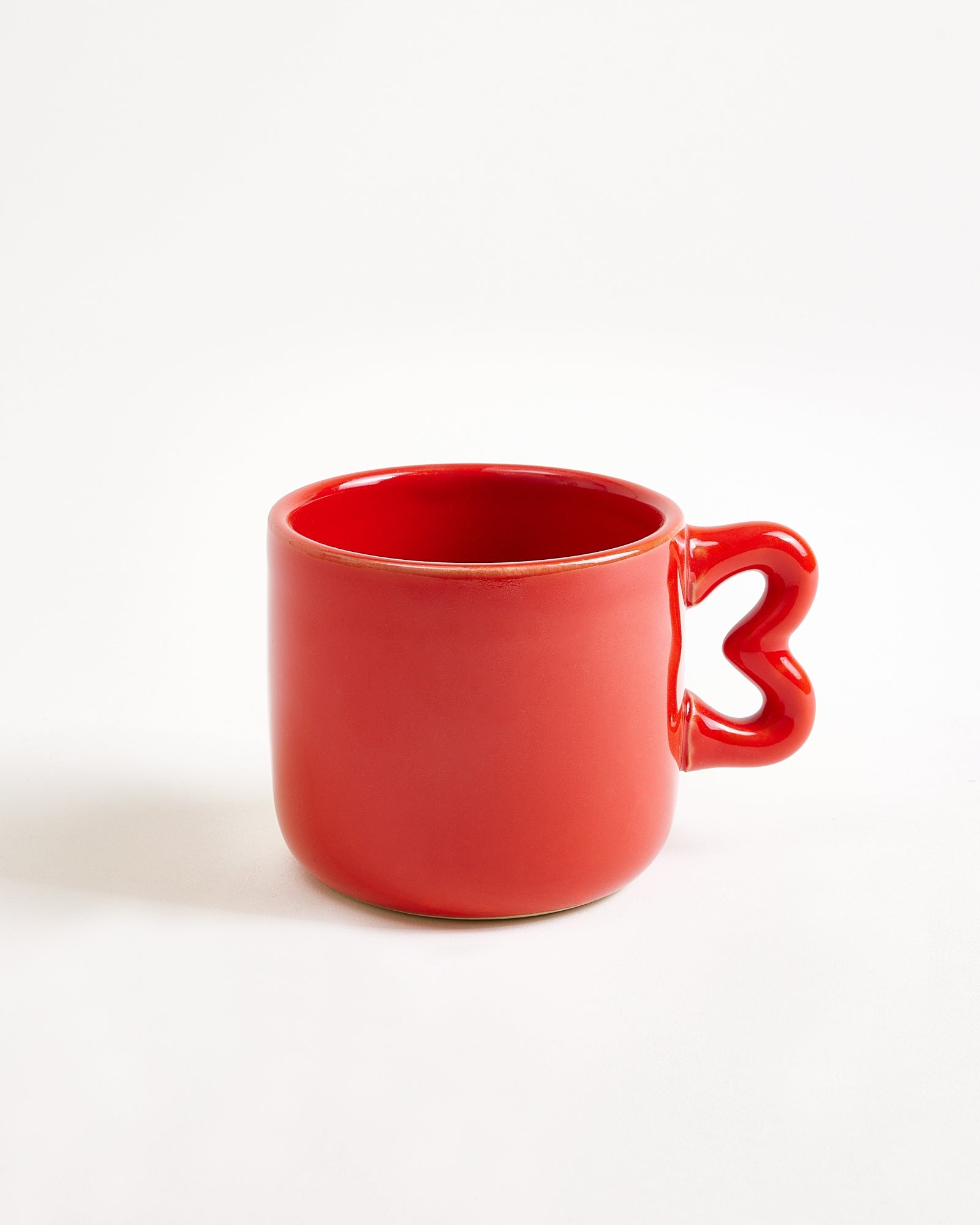 Seia Tasse klein & Untertasse klein Herz rot