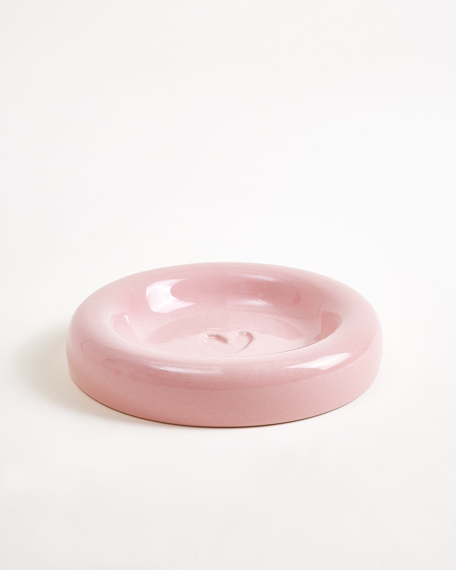 Seia Tasse klein & Untertasse klein Herz rosa