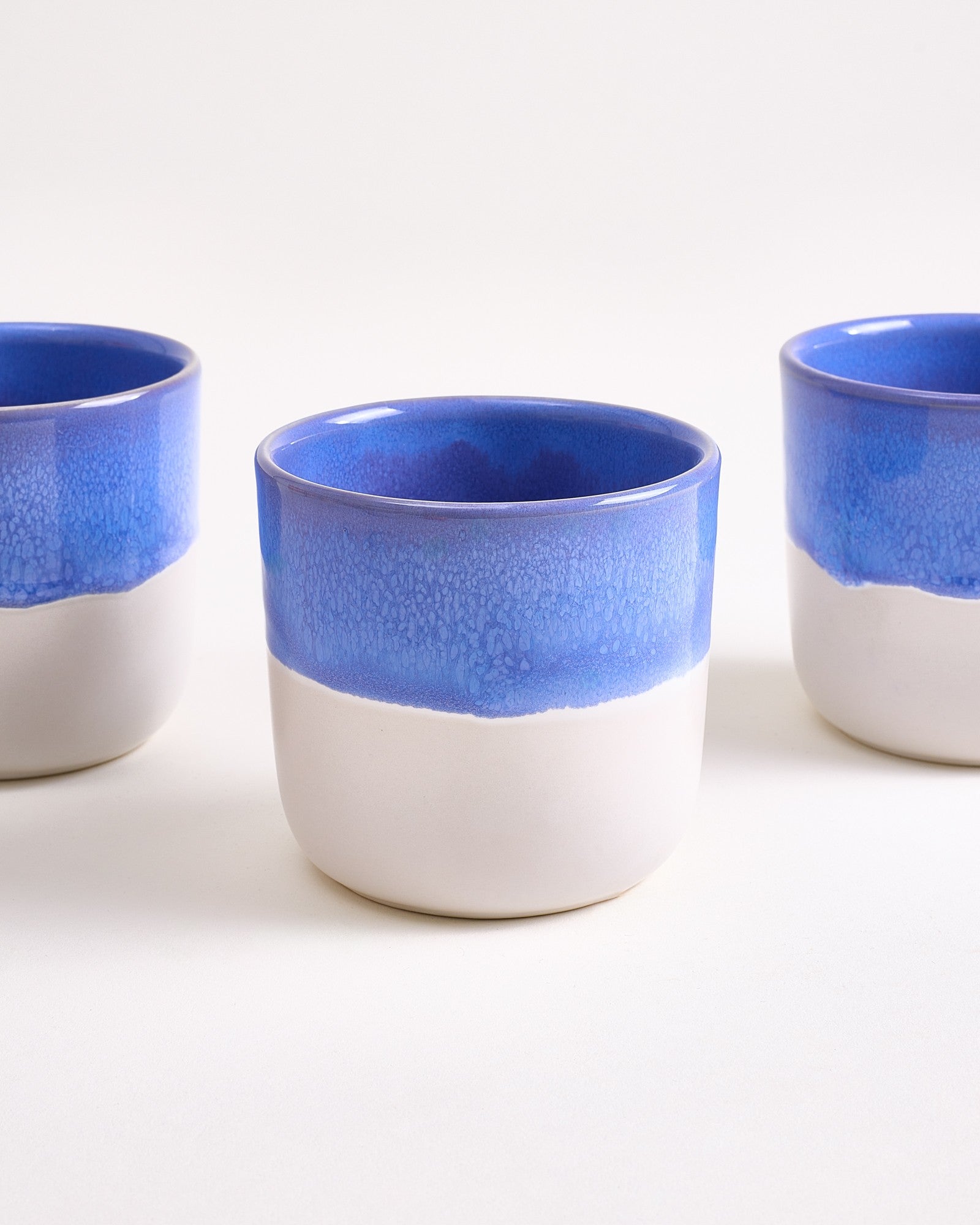 Coimbra - Set of 4 large Cups cornflower