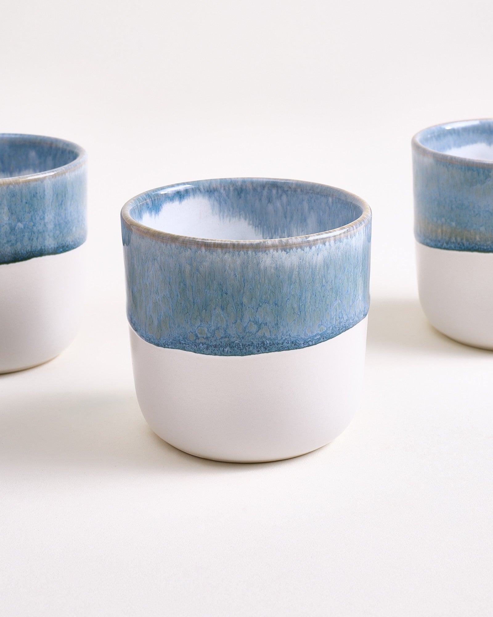 Coimbra - Set of 4 large Cups Grayblue