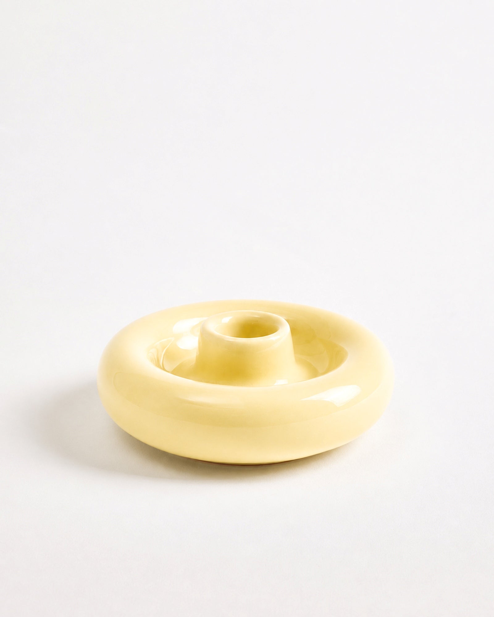 Seia - Large candlestick yellow