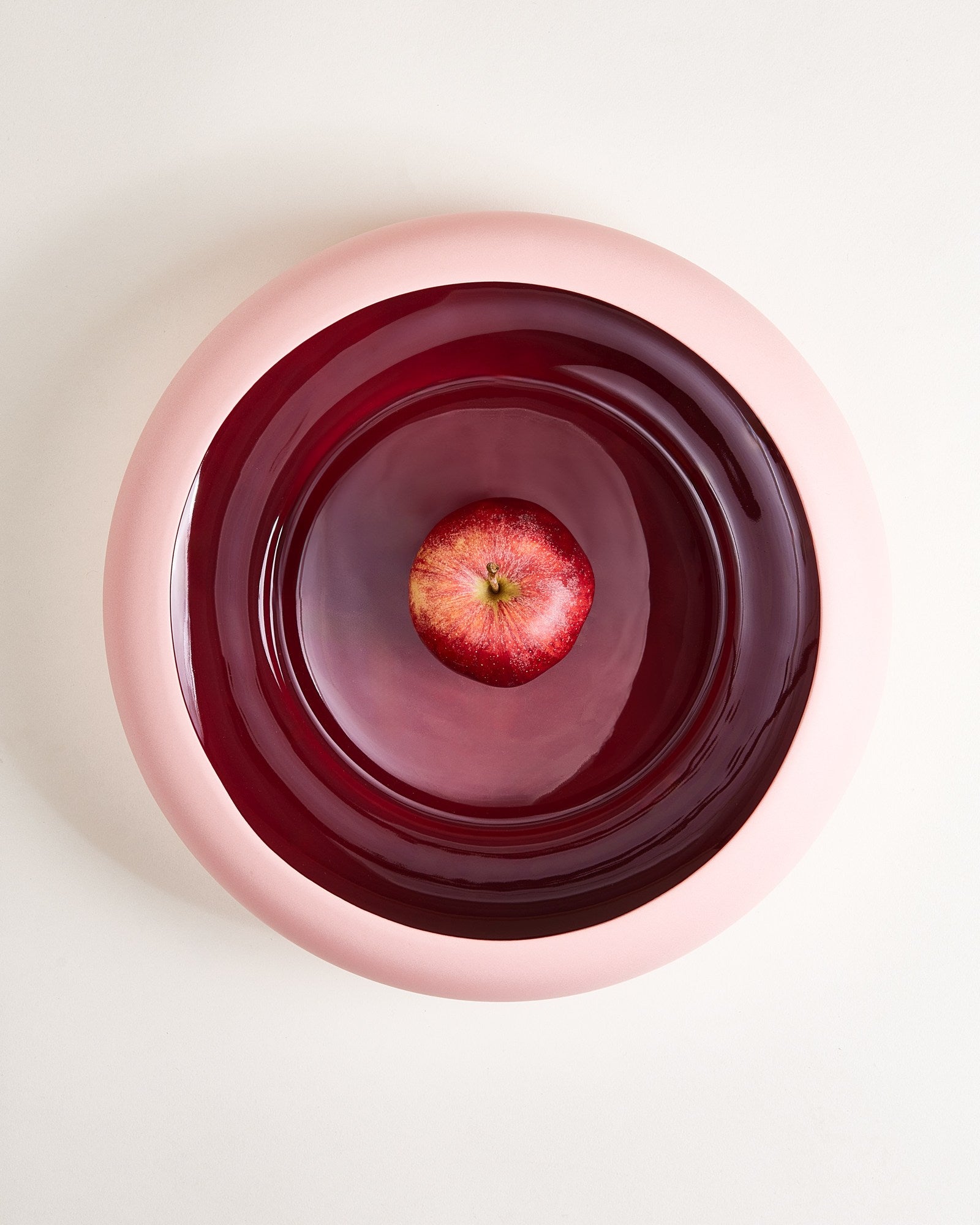 Alva - Fruit bowl pink burgundy