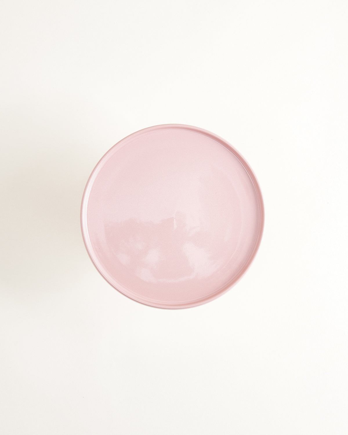 Alva - Small cake plate pink red