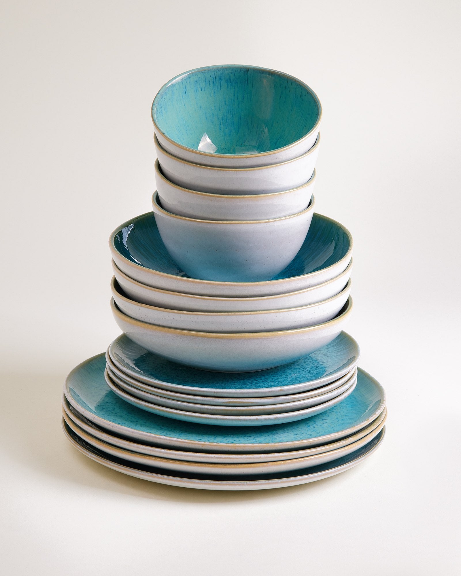 Areia Geschirr-Set aqua 16-teilig