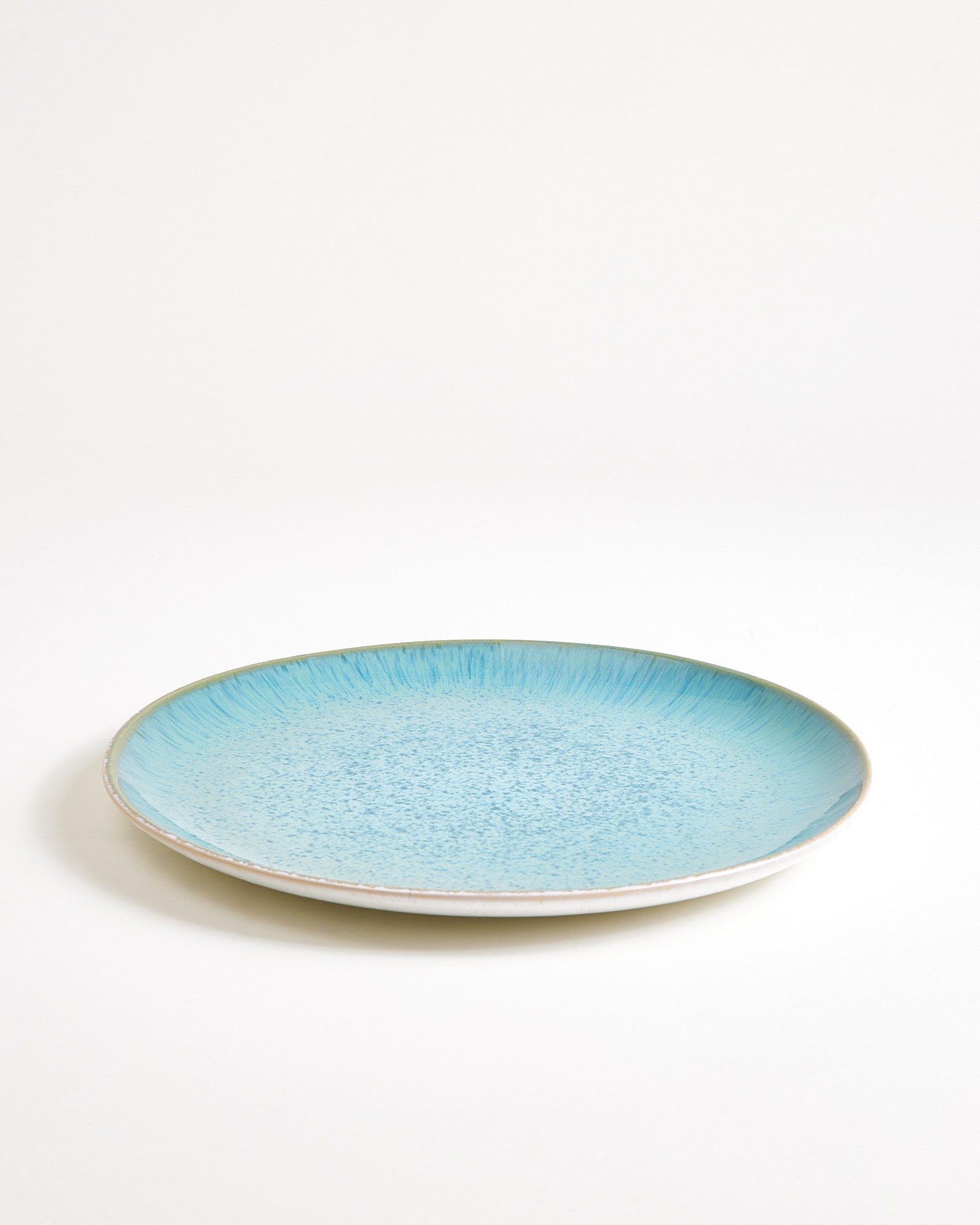 Areia - Large plate classic aqua