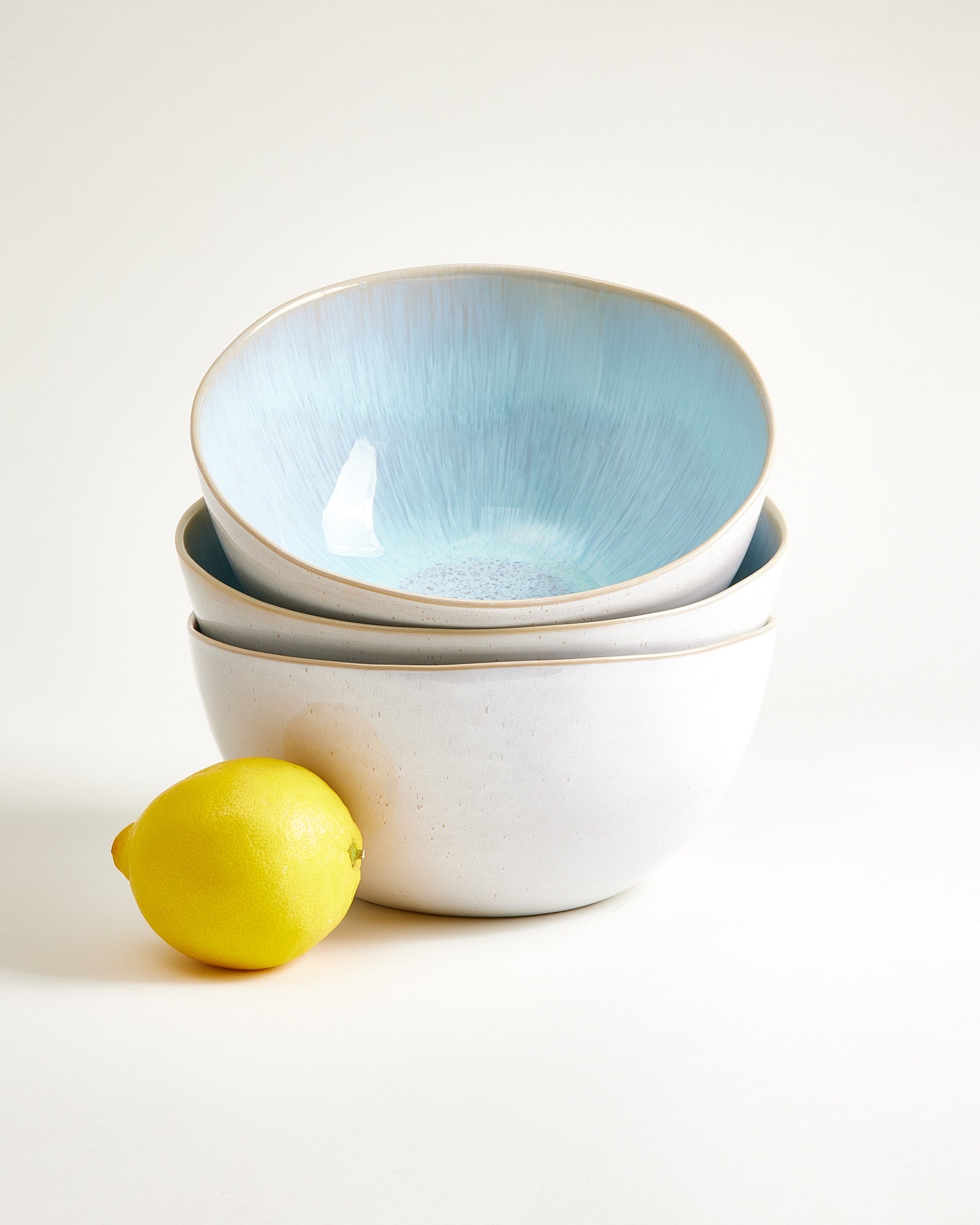 Areia serveerschaal azuurblauw