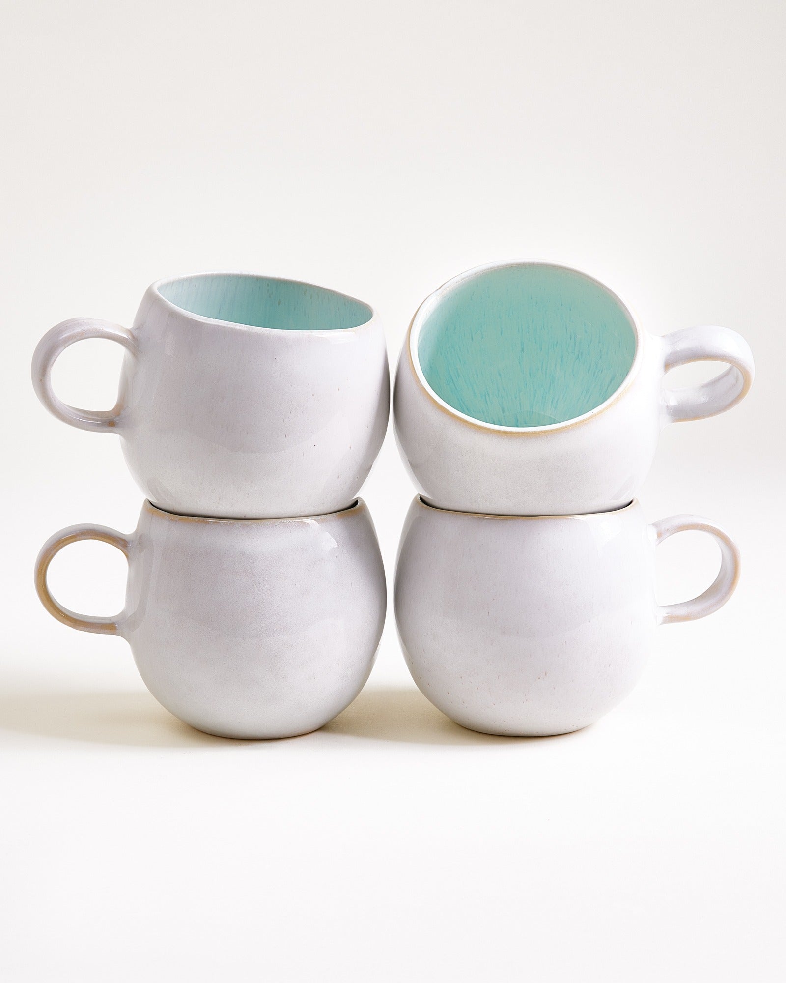 Areia - Set of 4 Mugs big azure