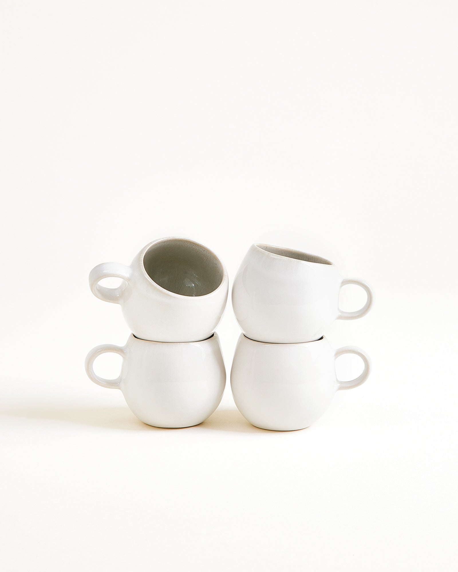 Areia - Set of 4 espresso mugs grey